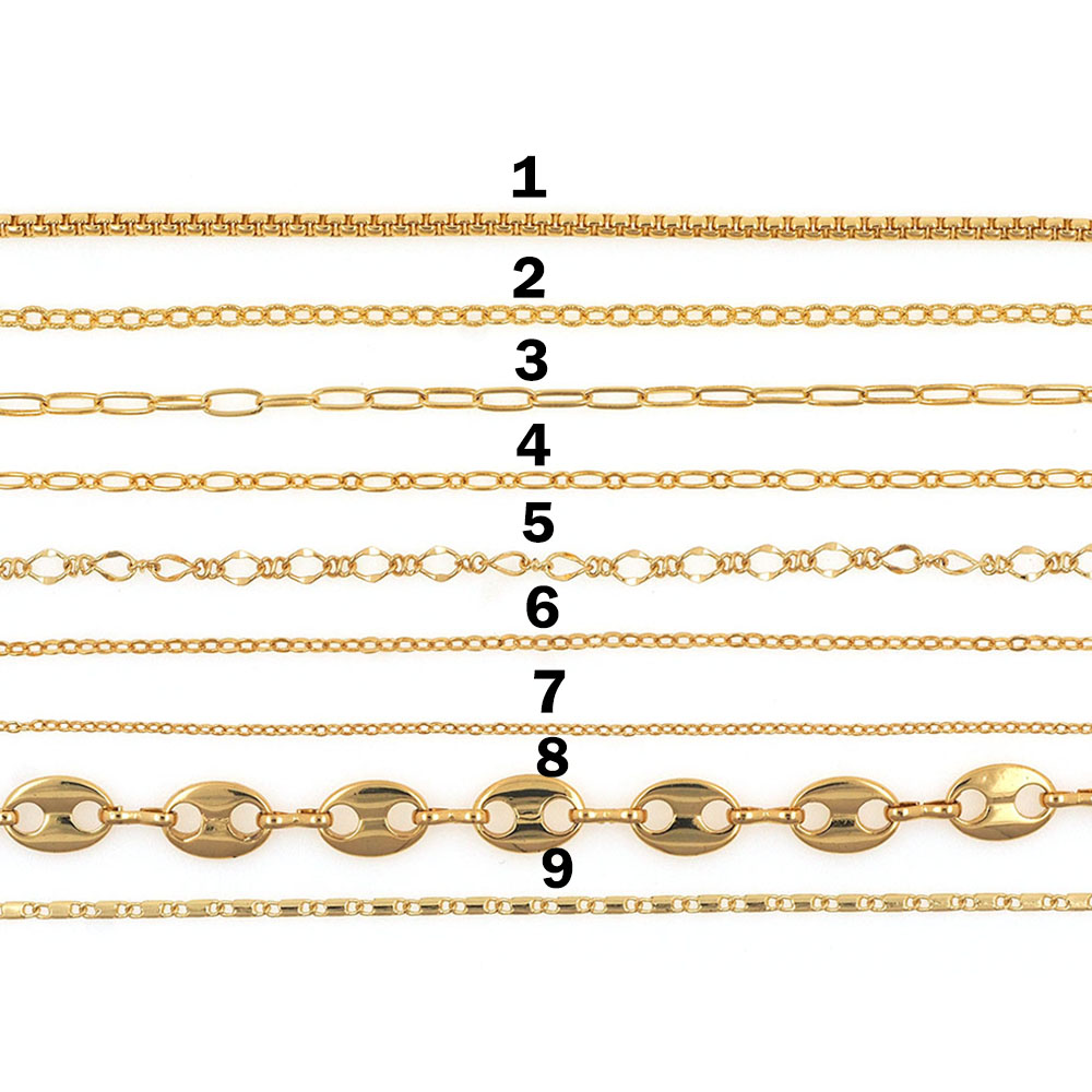 18K Gold Filled Cable Chain Necklace,Dainty Thin Link Chain Necklace for Women DIY Jewelry Making Supply
