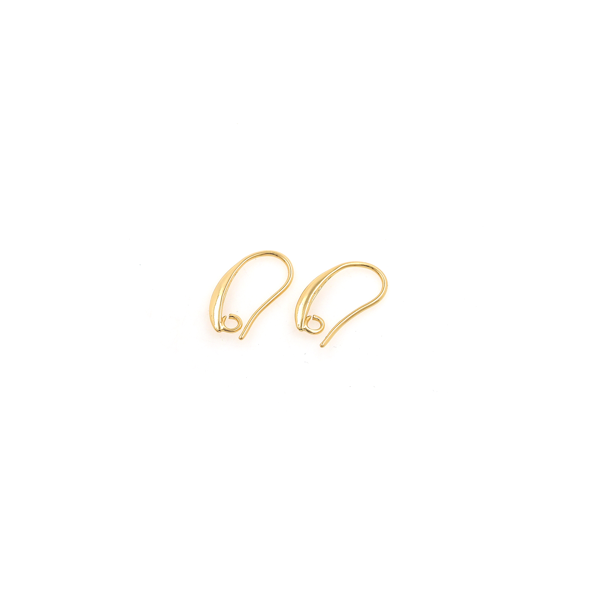 18K Gold Filled HOOK Earrings,Ear Wires, Wire Hooks,Ear Hooks, French Hook Ear Wire-Simple Classic