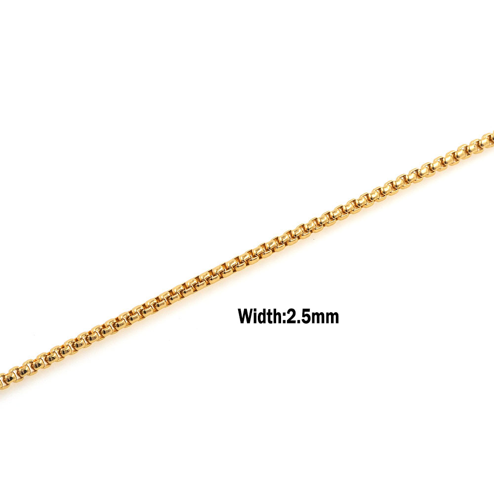 18K Gold Filled Cable Chain Necklace,Dainty Thin Link Chain Necklace for Women DIY Jewelry Making Supply