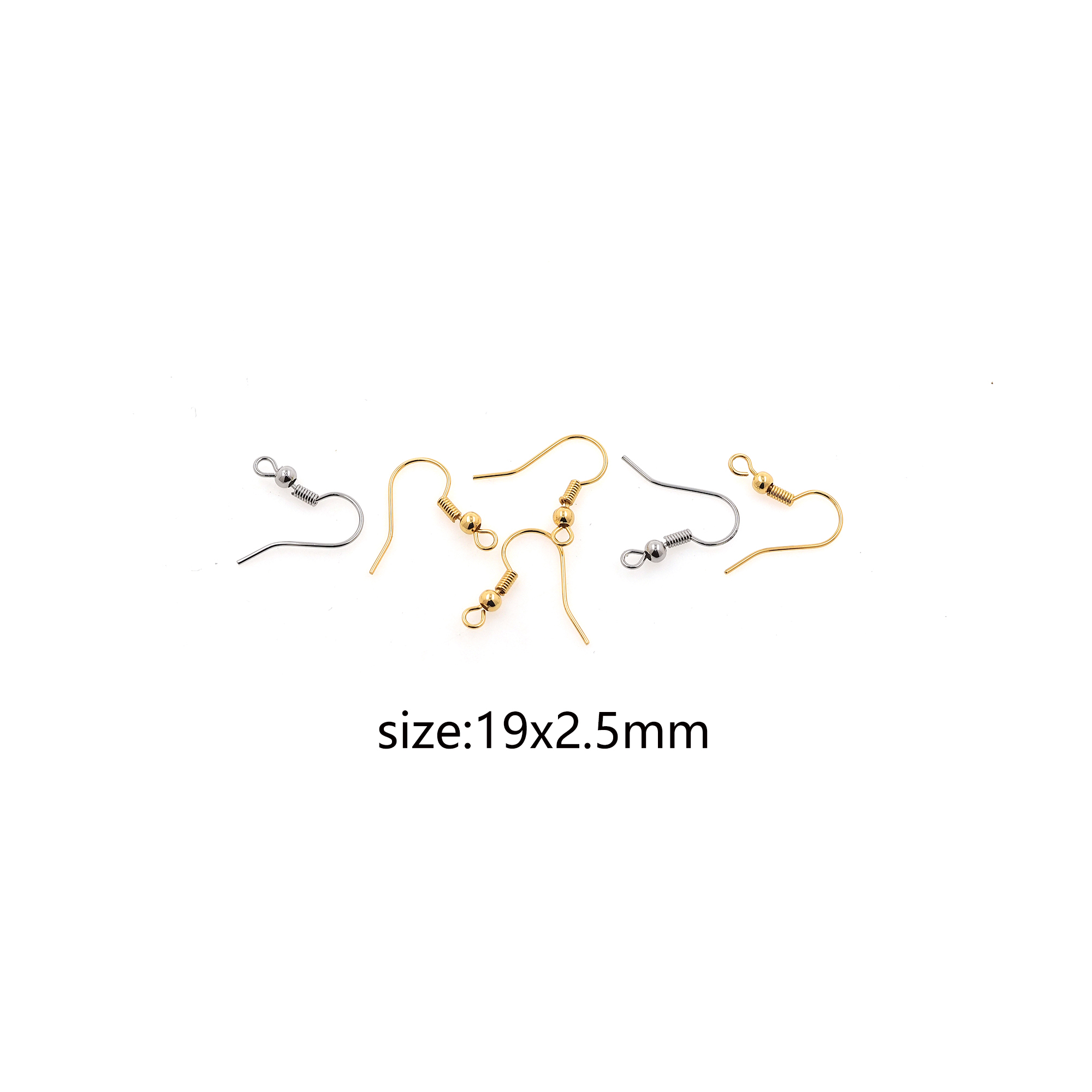 18K Gold Filled French Hook Earrings,Nickel Free Hypoallergenic Earring Findings