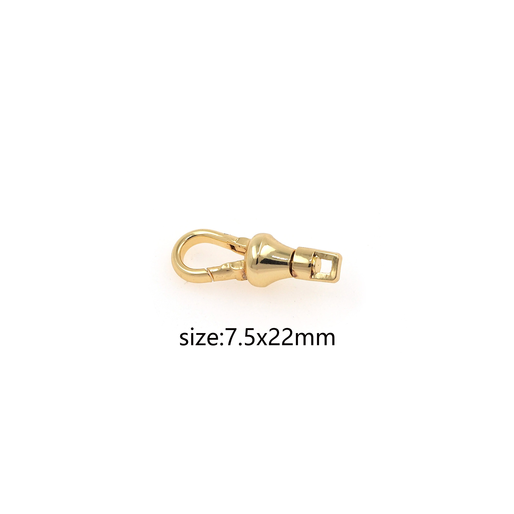 18K Gold Filled Lobster Clasp,Swivel Clasp,Carabiner Clasp Lock for DIY Jewelry Necklace Bracelet