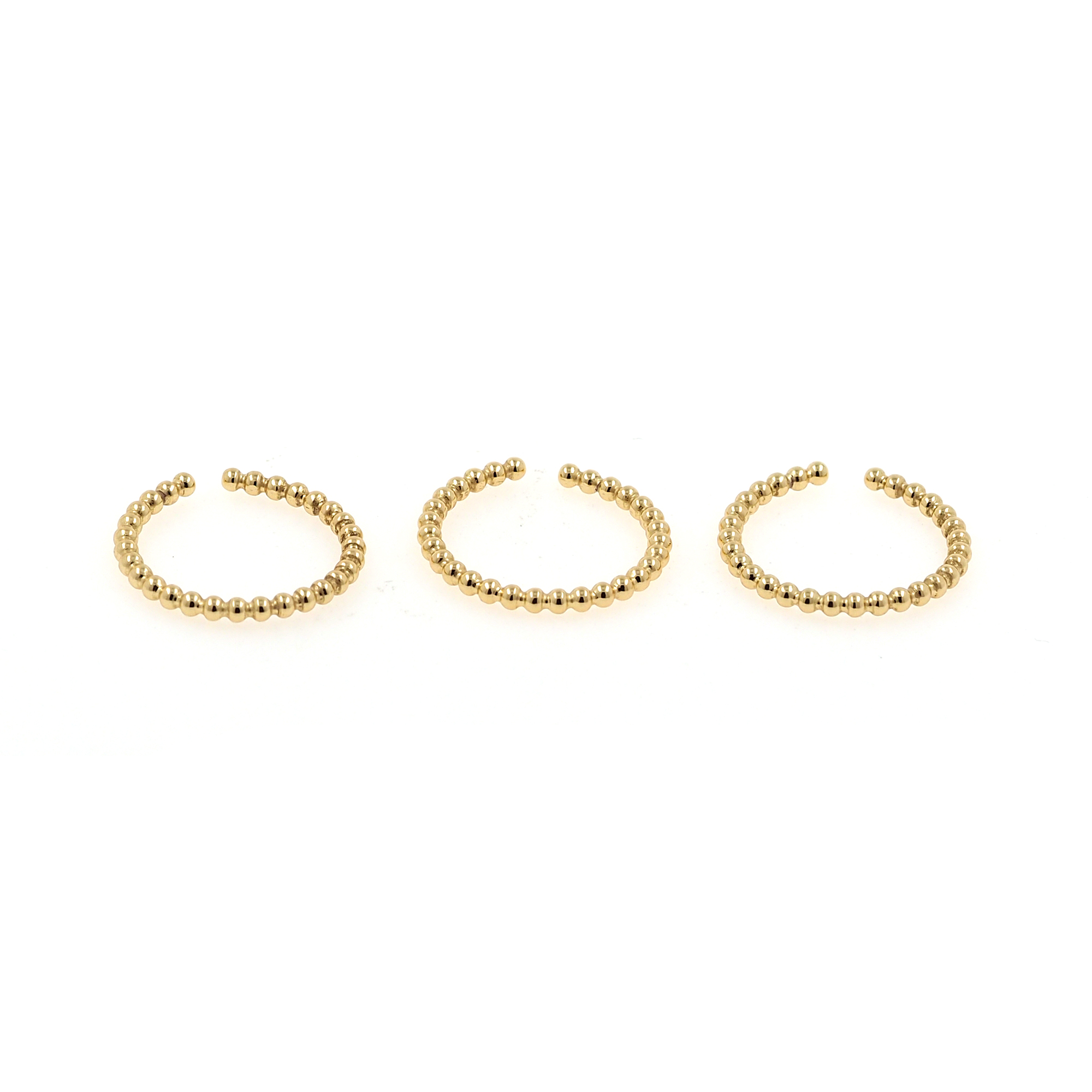 18K Gold Filled Ball Rings,Thin Rings,Stackable Ring,Adjustable Ring,Dainty Ring,Open Ring