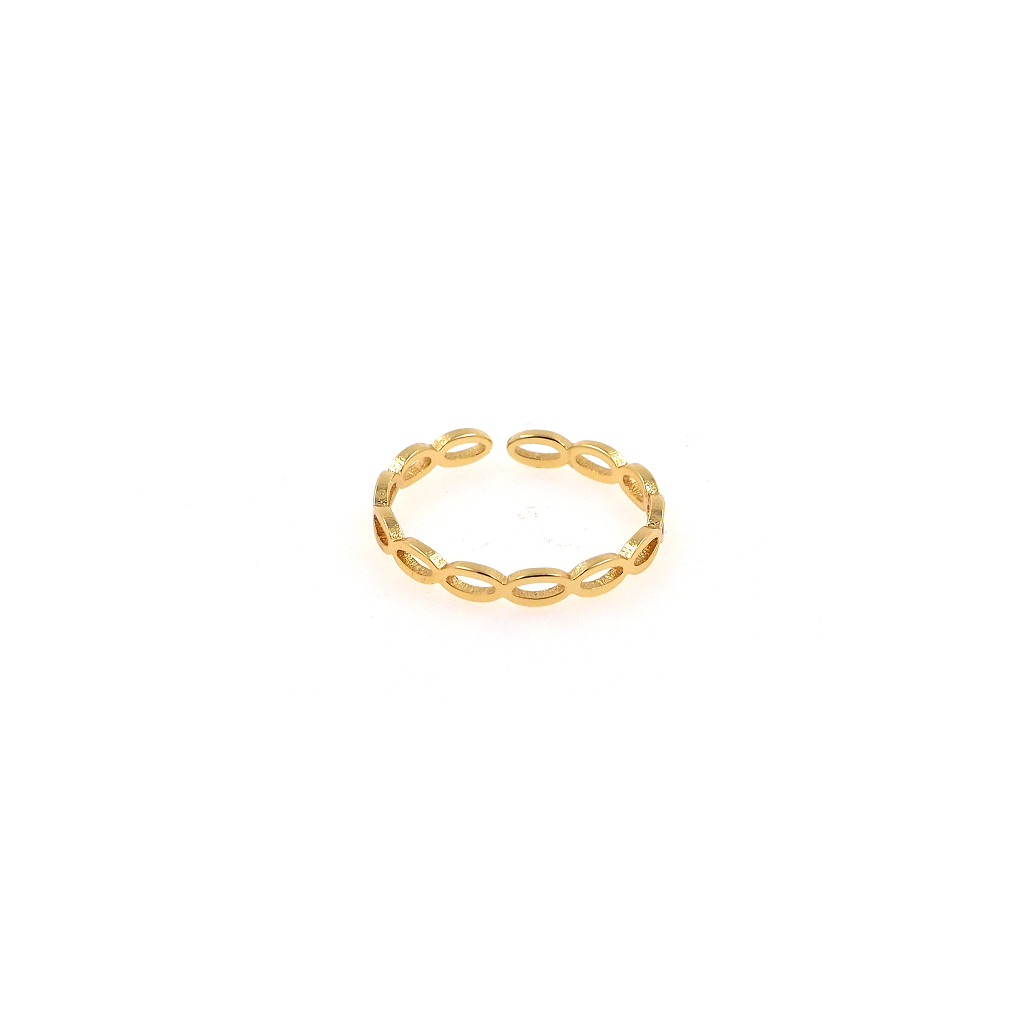 18K Gold Filled Chain Rings,Thin Rings,Stackable Ring,Adjustable Ring,Dainty Ring,Open Ring