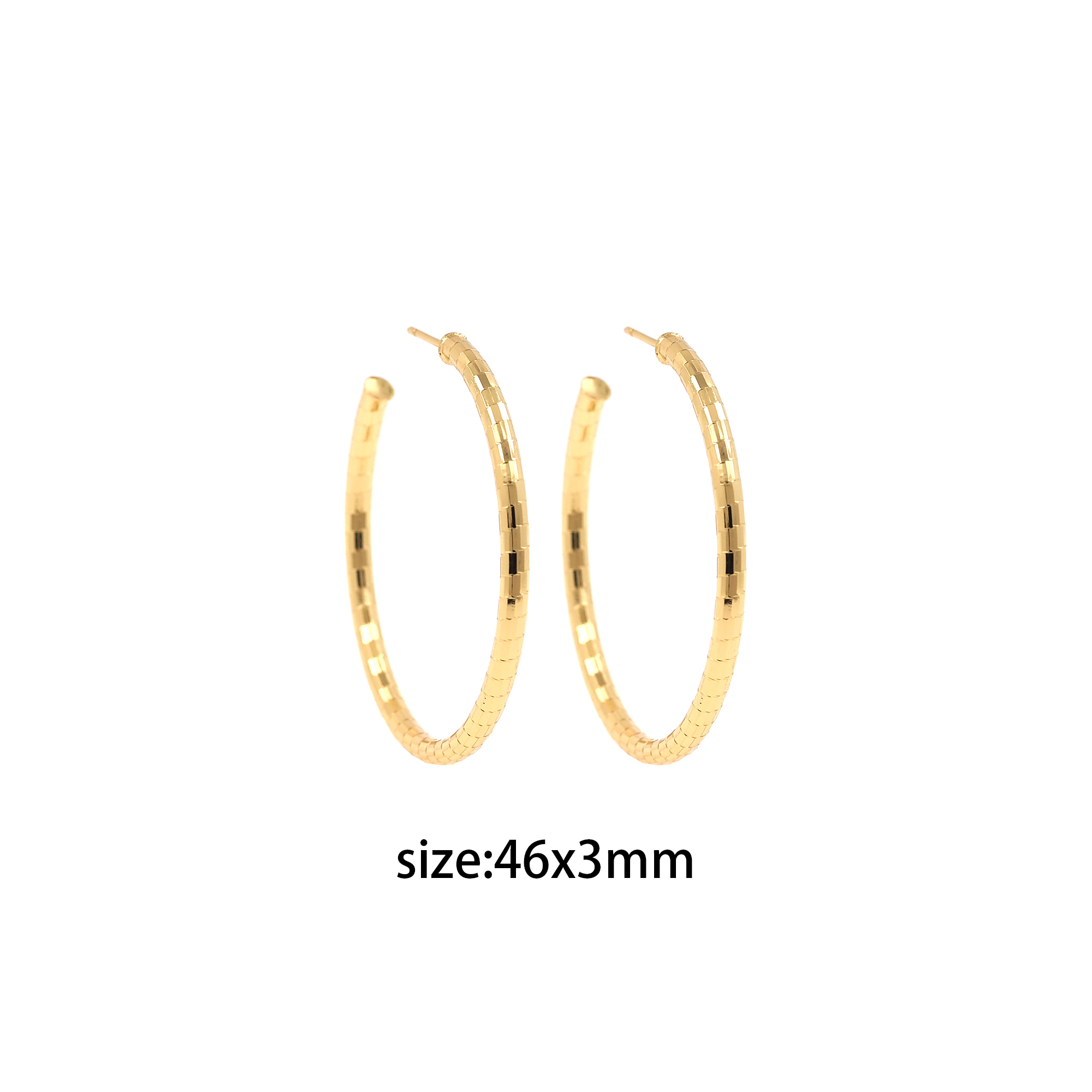 18K Gold Filled Thin Hoops Earrings,Round Hoops,Gold Huggies Hoop Earrings,Minimalist Earrings