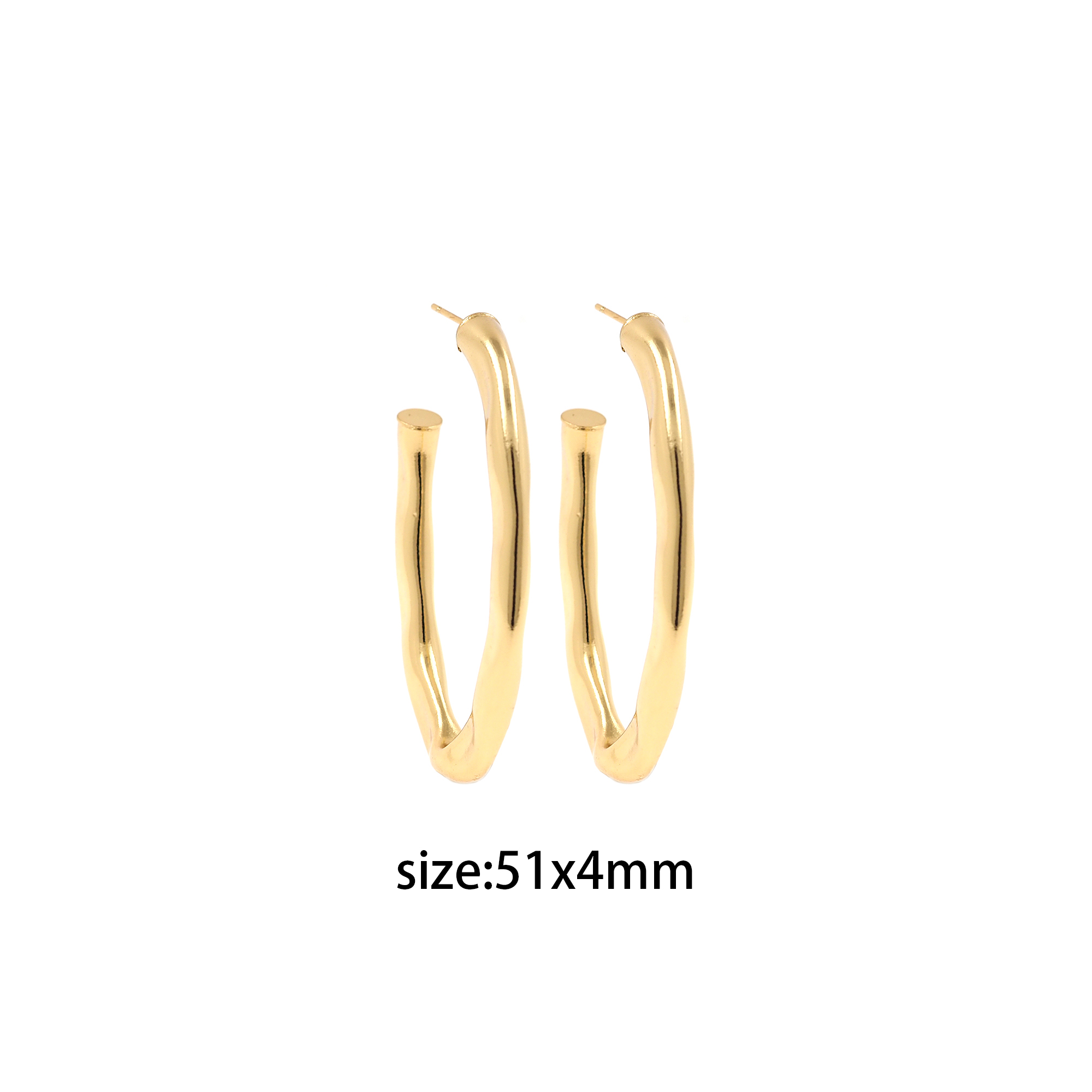 18K Gold Filled Thin Hoops Earrings,Oval Hoops,Gold Huggies Hoop Earrings,Minimalist Earrings