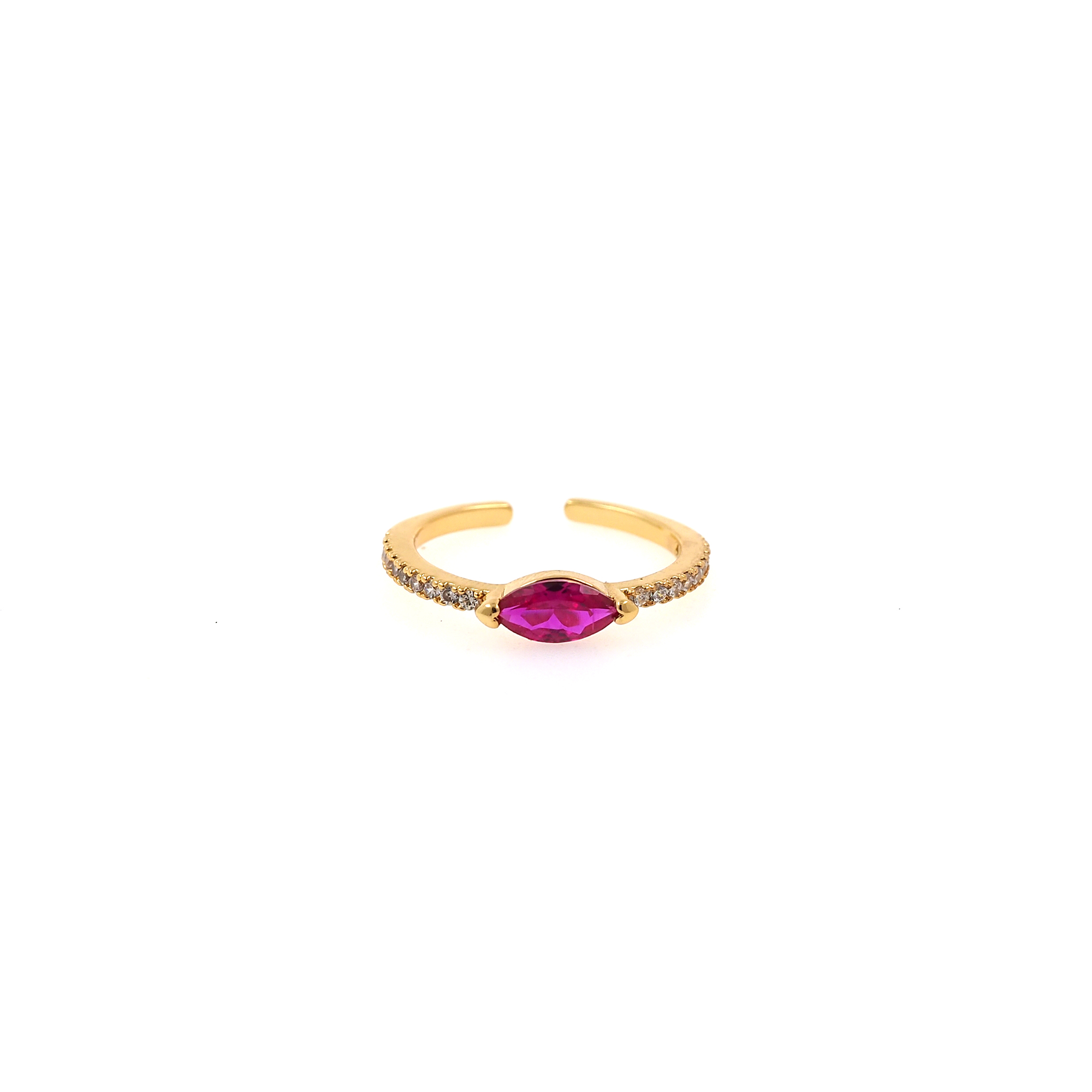 18K Gold Filled Thin Rings,Evil Eye CZ Ring,Minimalist Ring,Dainty Zirconia Ring,Adjustable Ring,Open Ring