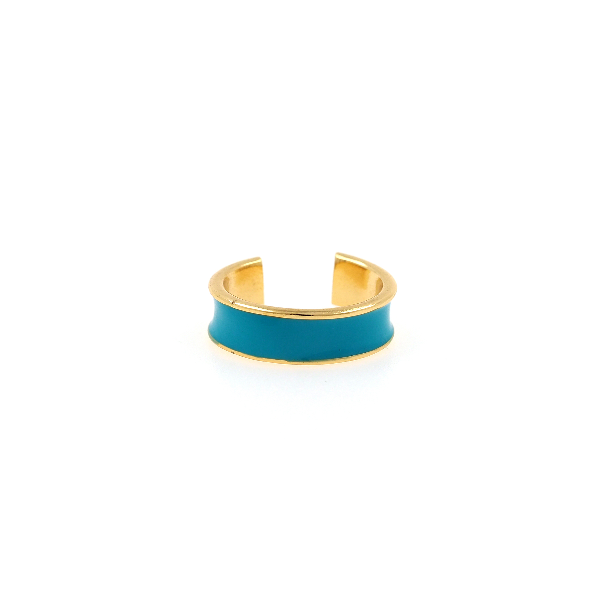 18K Gold Filled Enamel Rings,Dainty Ring,Adjustable Ring,Minimalist Ring,Open Ring
