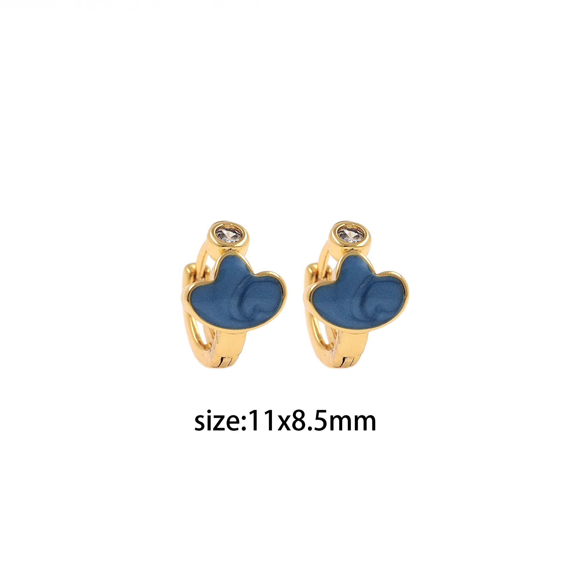 18K Gold Filled Cloud Hoops,Colorful Enamel Earrings,Cloud Enamel Earrings,Gold Hoop Earrings,Huggie Earrings