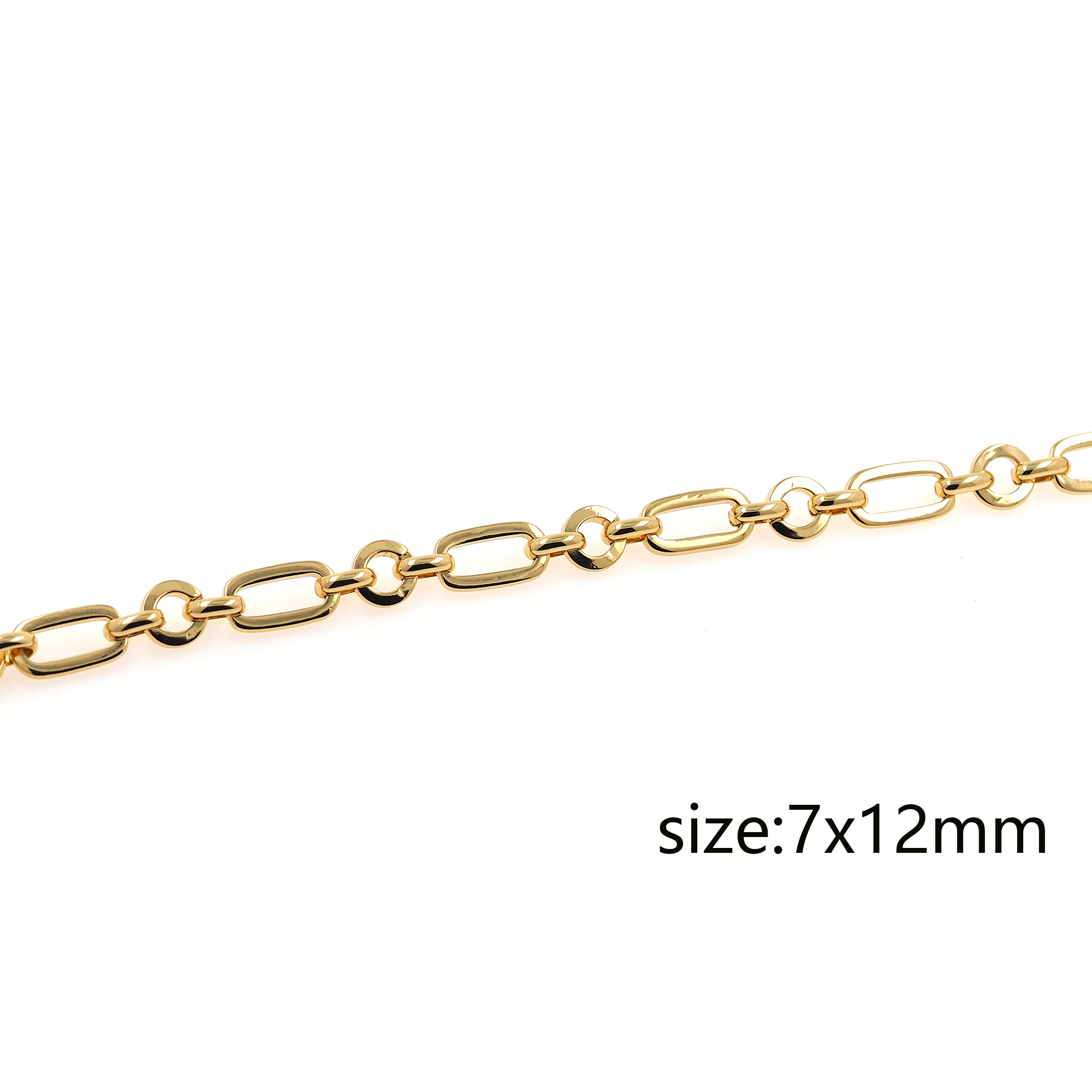 18K Gold Filled Twist Chain Necklace,Dainty Link Chain,Gold Knot Chain Necklace for Women DIY Jewelry Making Supply