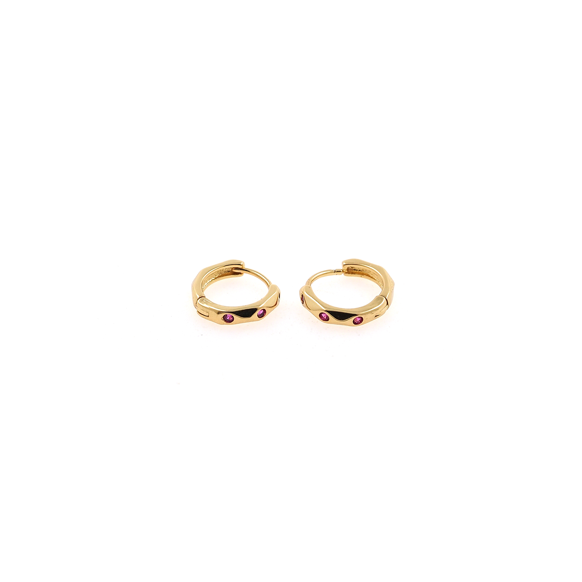 18K Gold Filled CZ Hoop Earrings,Dainty Zirconia Earrings,Gold Hoops,Dainty CZ Hoops Huggie