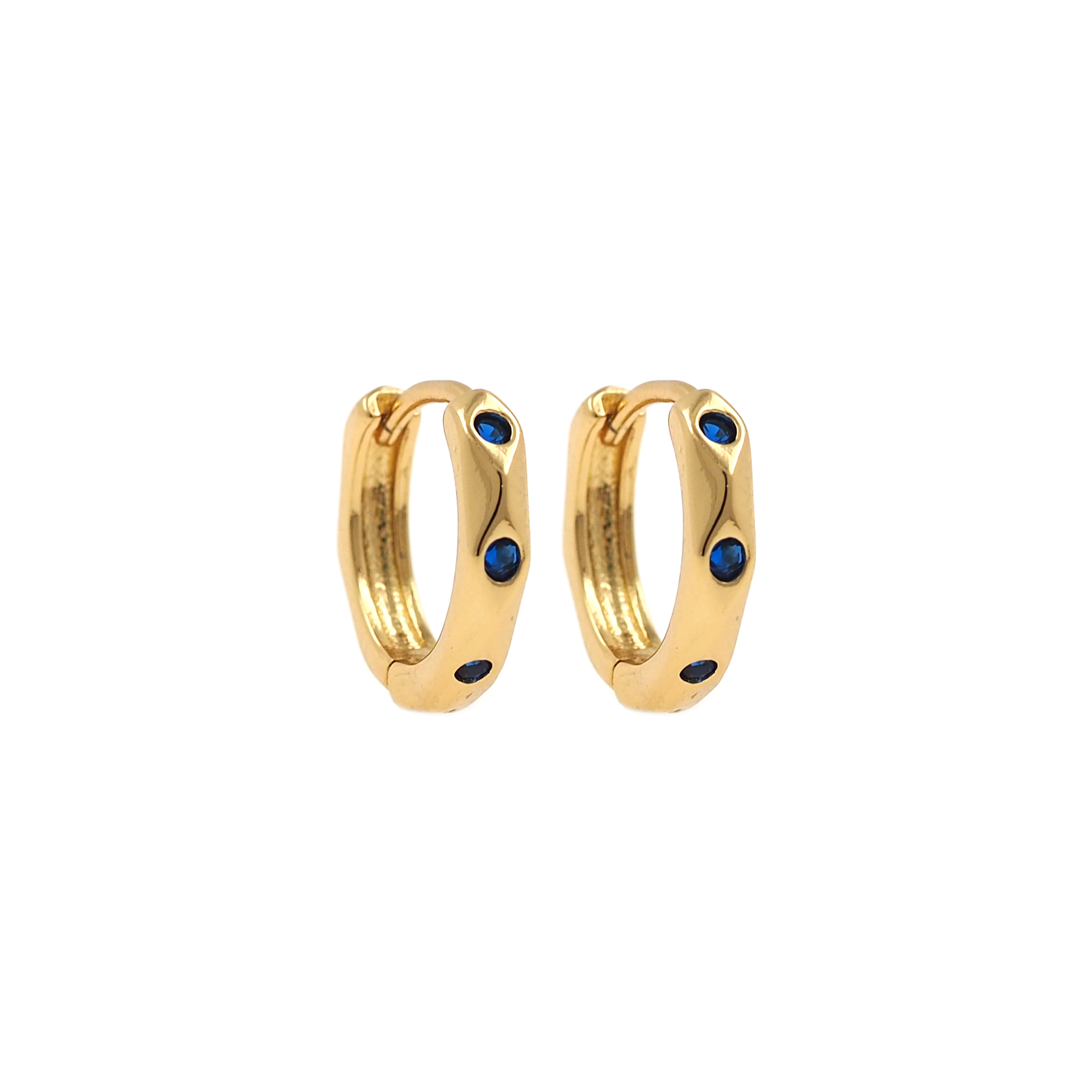 18K Gold Filled CZ Hoop Earrings,Dainty Zirconia Earrings,Gold Hoops,Dainty CZ Hoops Huggie