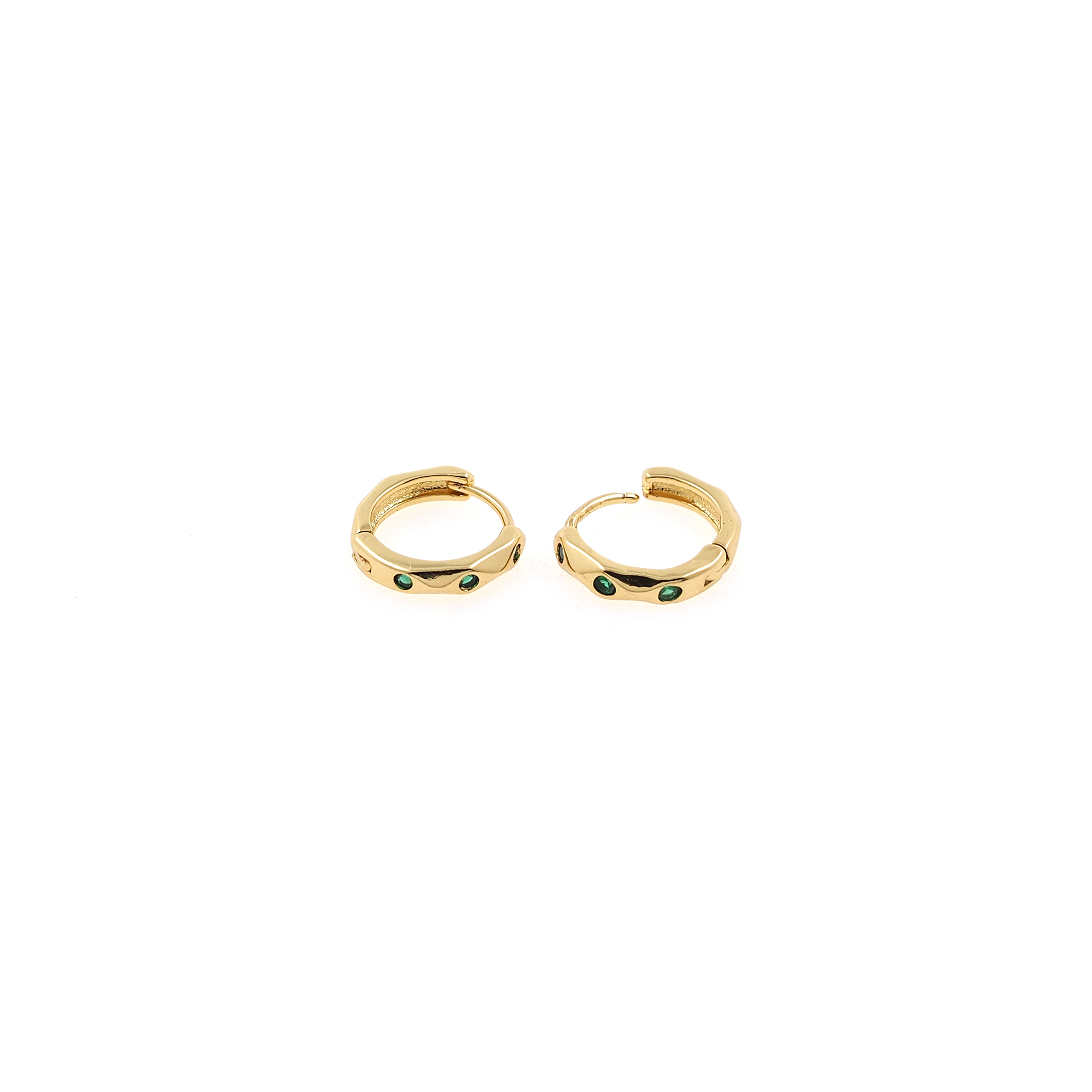18K Gold Filled CZ Hoop Earrings,Dainty Zirconia Earrings,Gold Hoops,Dainty CZ Hoops Huggie
