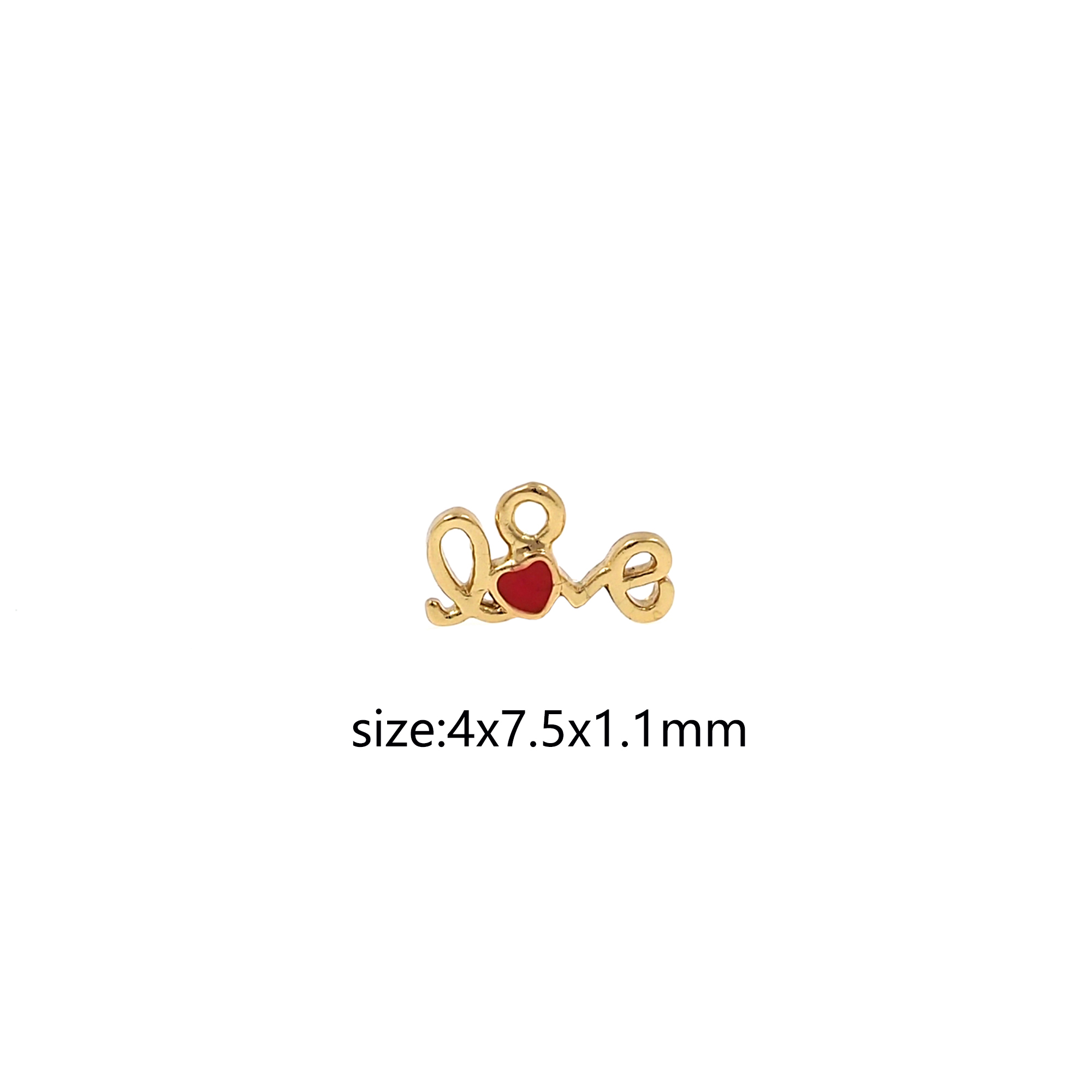 18K Gold Filled Paw Pendant,Love Charm,Mushroom Earrings Necklace for DIY Jewelry Making Supply