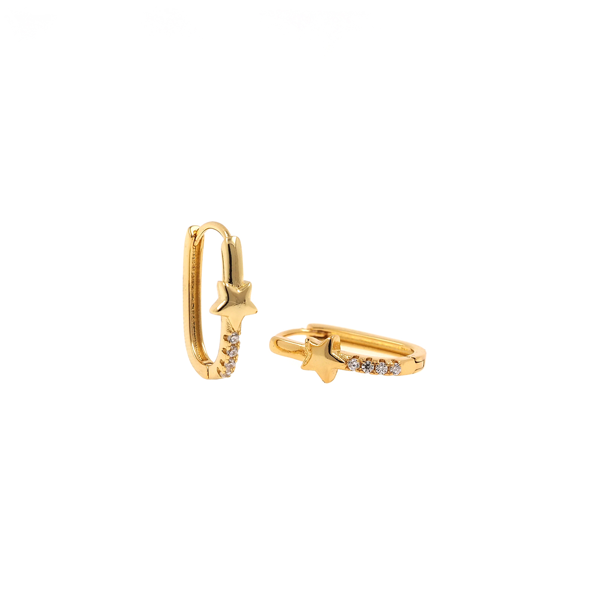 18K Gold Filled Heart Hoop Earrings,Dainty Zirconia Earrings,Gold Hoops,Dainty CZ Hoops Huggie