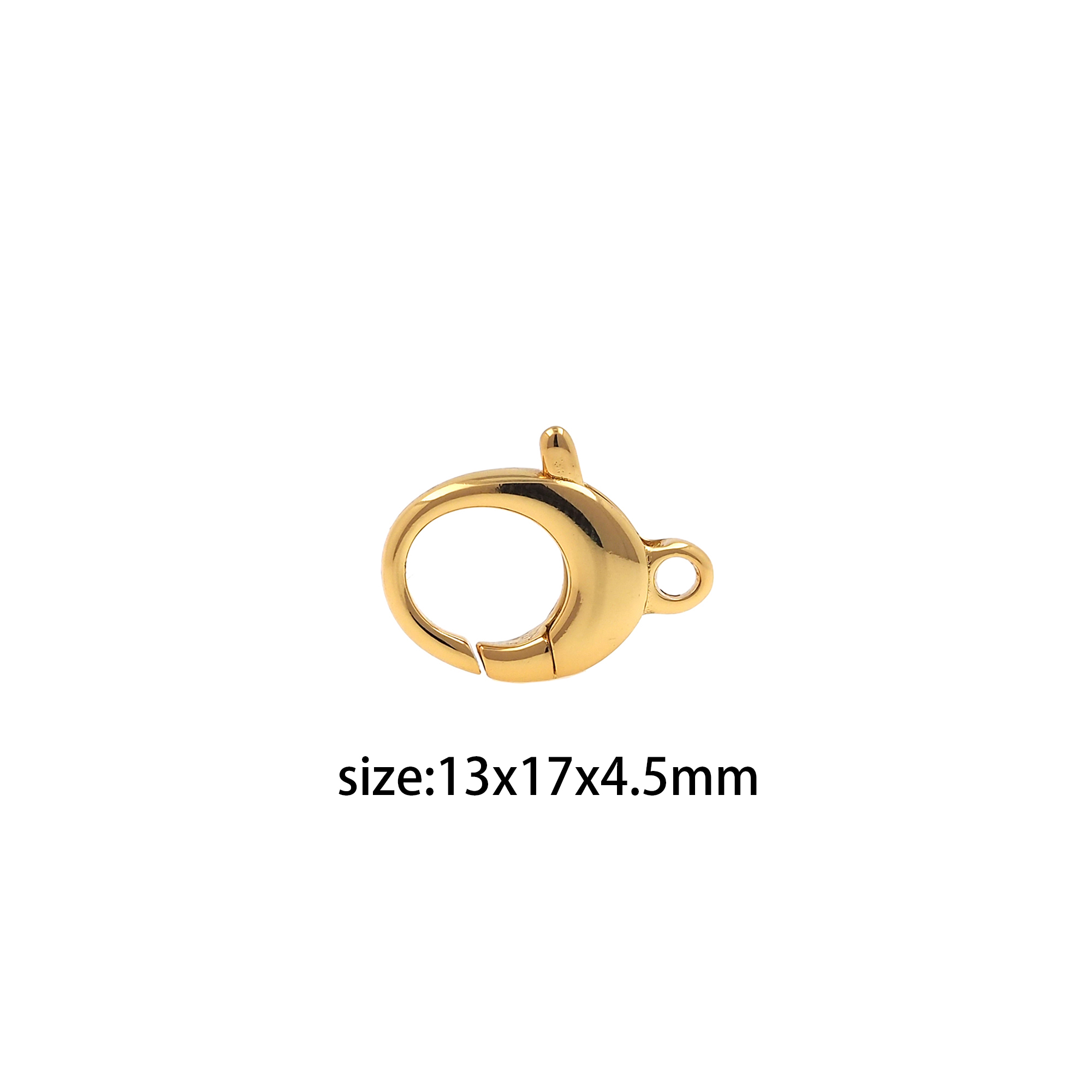 18K Gold Filled Lobster Clasp,Lobster Clasp Lock,Spring Buckle for DIY Jewelry Necklace Bracelet