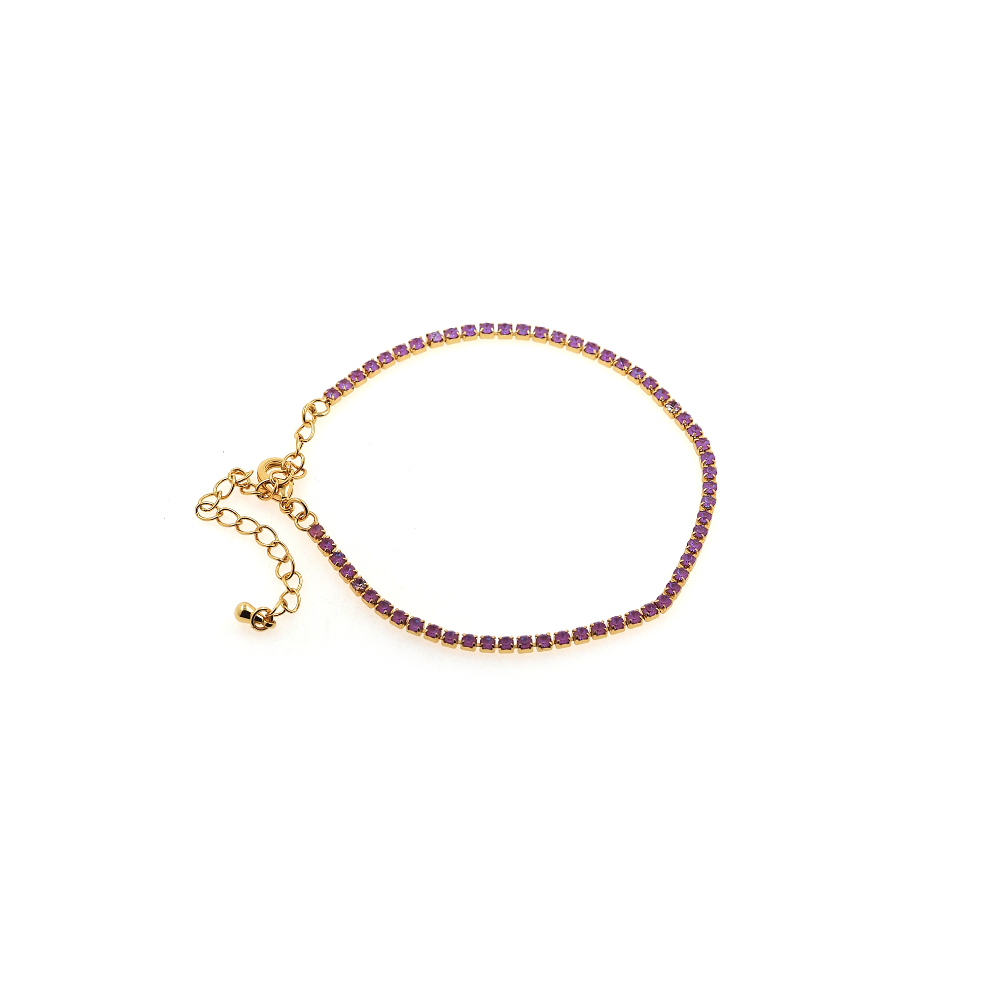 18K Gold Filled Zirconia Bracelet,Everyday Bracelet,Tennis Bracelet,Adjustable Bracelet,Ladies Bracelet,Gift For Her