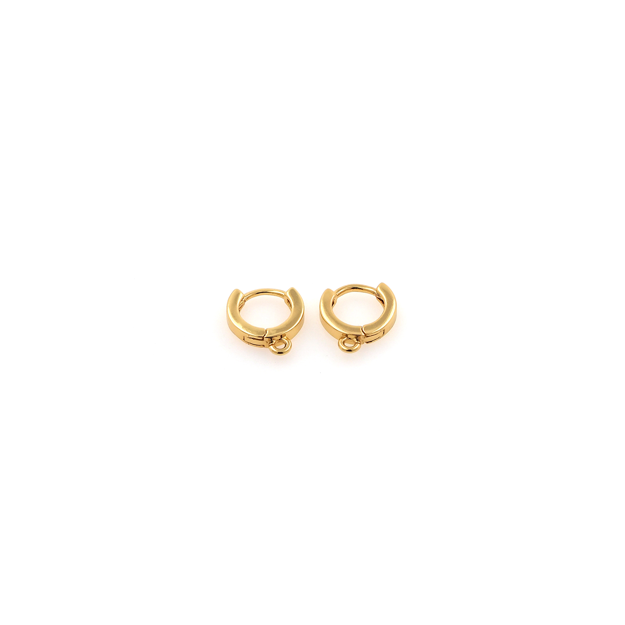 18K Gold Filled Minimalist Hoop Earrings,Dainty Earrings,Gold Hoops,Dainty Hoops Huggie,DIY Jewelry Making Supply