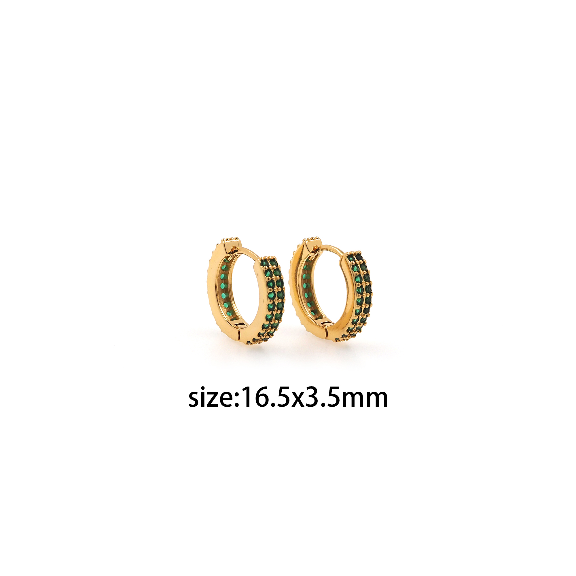 18K Gold Filled Minimalist Hoop Earrings,Dainty Zirconia Earrings,Gold Hoops,Dainty CZ Hoops Huggie