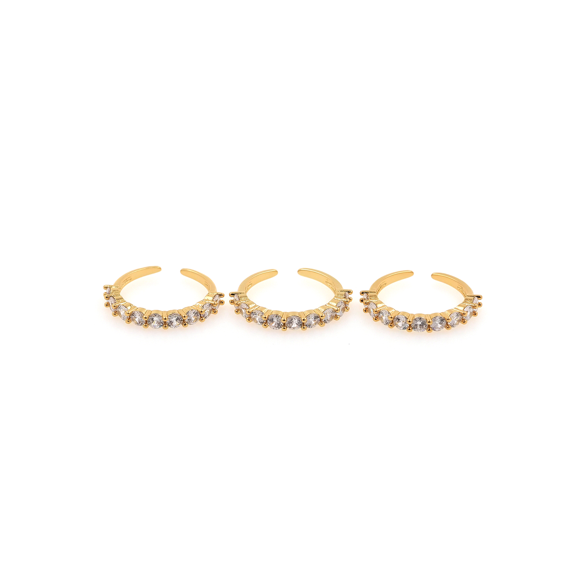 18K Gold Filled Thin Rings,Minimalist Rings,Zirconia Ring,Adjustable Ring,Dainty Ring,Open Ring