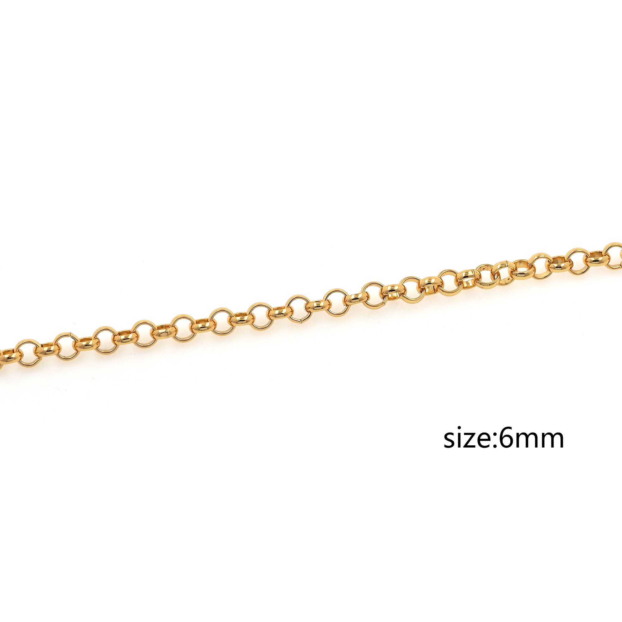 18K Gold Filled Round Chain Necklace,Dainty Thin Link Chain,Gold Rolo Chain Necklace for Women DIY Jewelry Making Supply