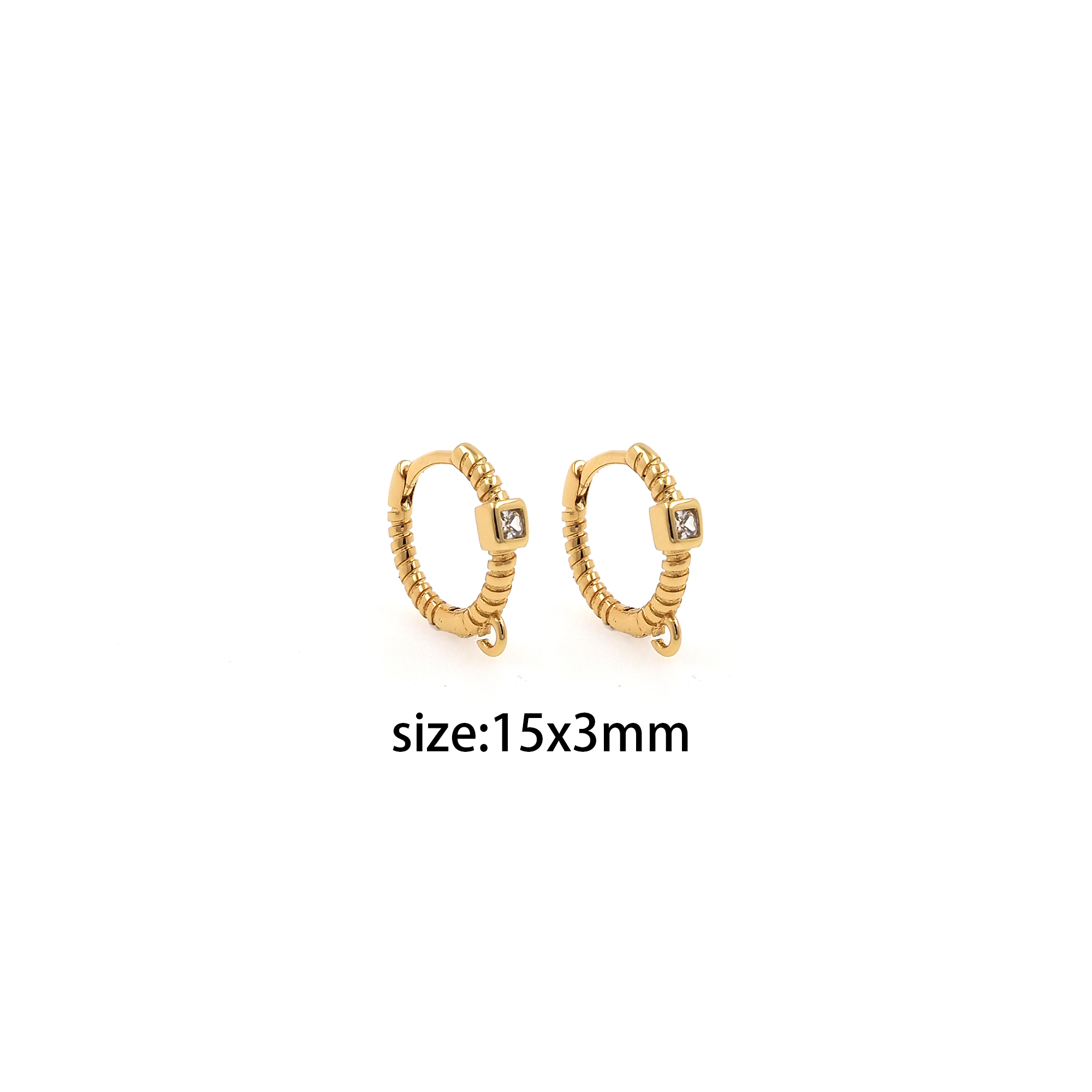 18K Gold Filled Minimalist Hoop Earrings,Dainty Earrings,Gold Hoops,Dainty Hoops Huggie,DIY Jewelry Making Supply