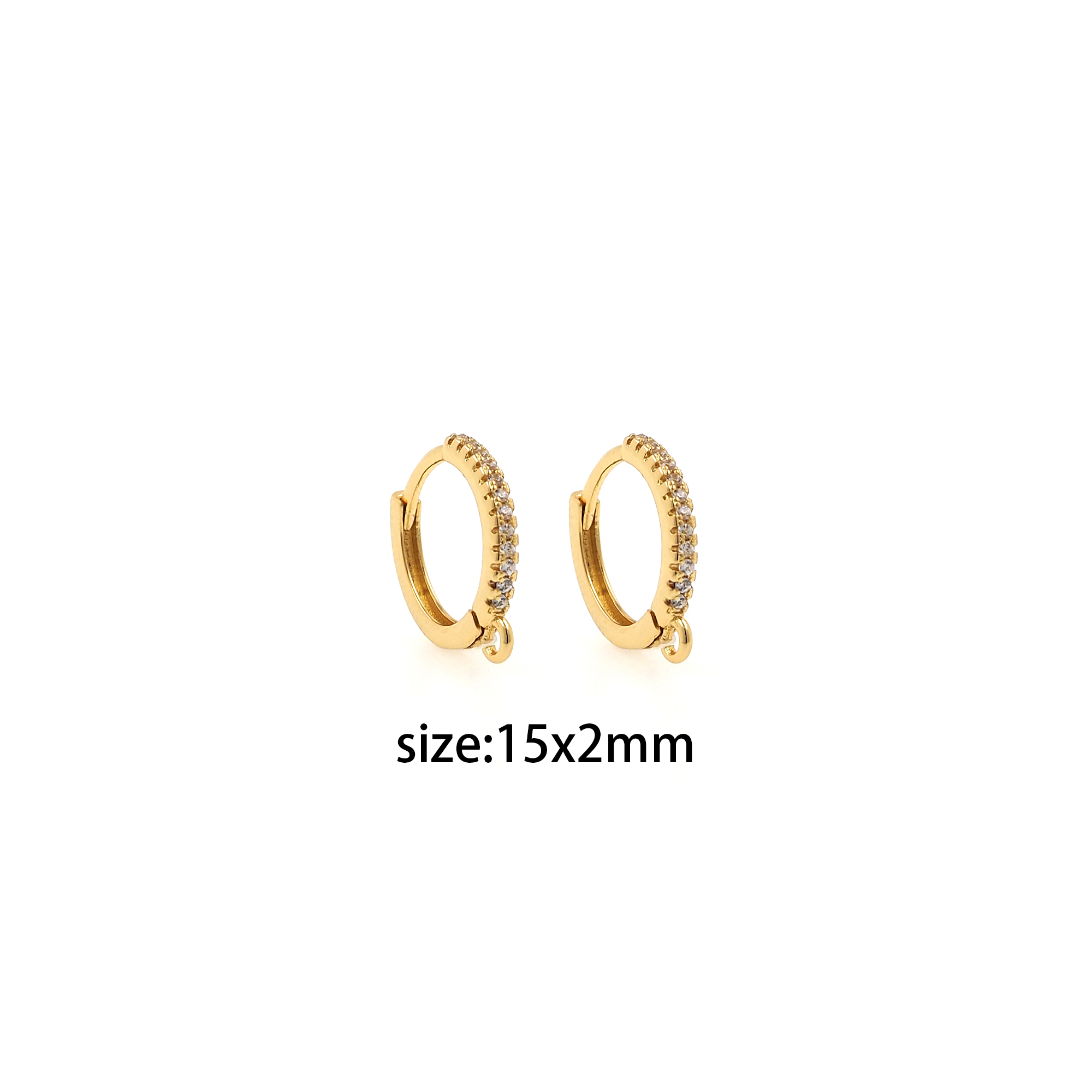 18K Gold Filled Minimalist Hoop Earrings,Dainty Earrings,Gold Hoops,Dainty Hoops Huggie,DIY Jewelry Making Supply