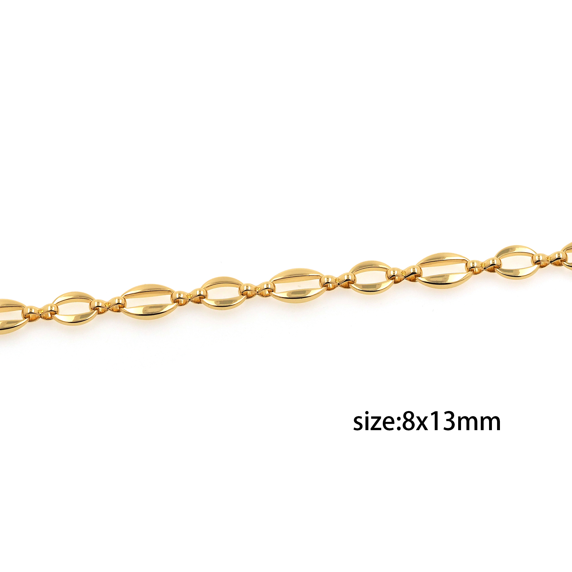 18K Gold Filled Cable Chain Necklace,Dainty Thin Link Chain,Gold Oval Chain Necklace for Women DIY Jewelry Making Supply