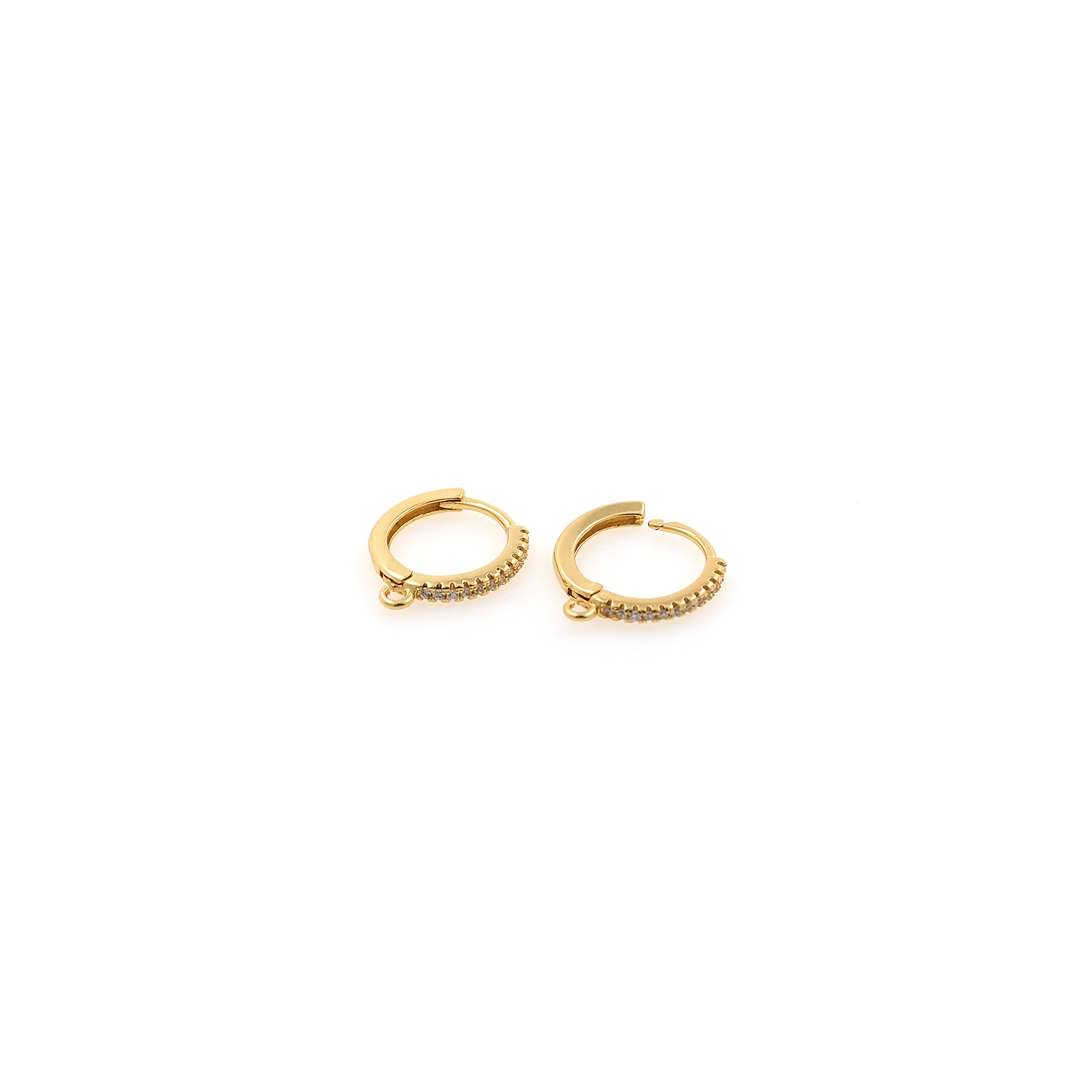 18K Gold Filled Minimalist Hoop Earrings,Dainty Earrings,Gold Hoops,Dainty Hoops Huggie,DIY Jewelry Making Supply