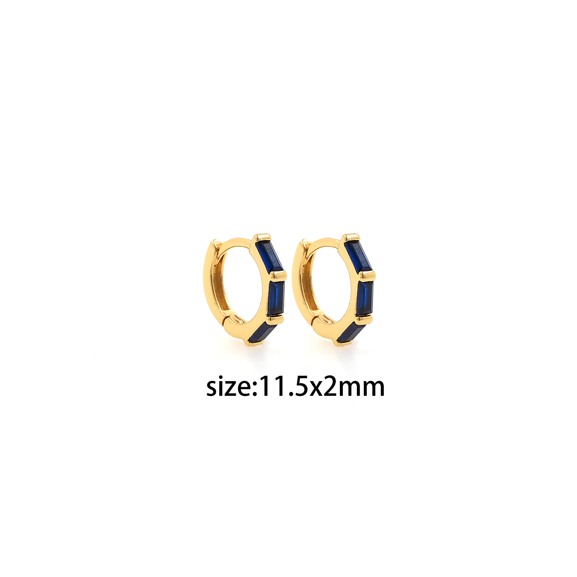 18K Gold Filled CZ Hoop Earrings,Dainty Zirconia Earrings,Gold Hoops,Dainty CZ Hoops Huggie