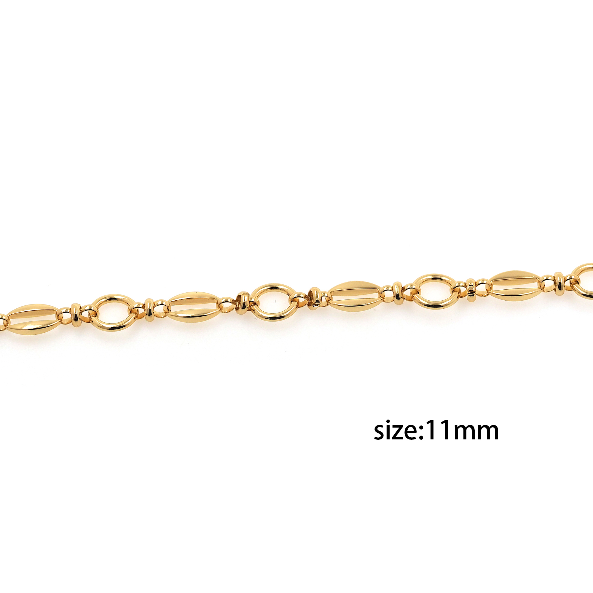 18K Gold Filled Cable Chain Necklace,Dainty Thin Link Chain,Gold Cable Chain Necklace for Women DIY Jewelry Making Supply