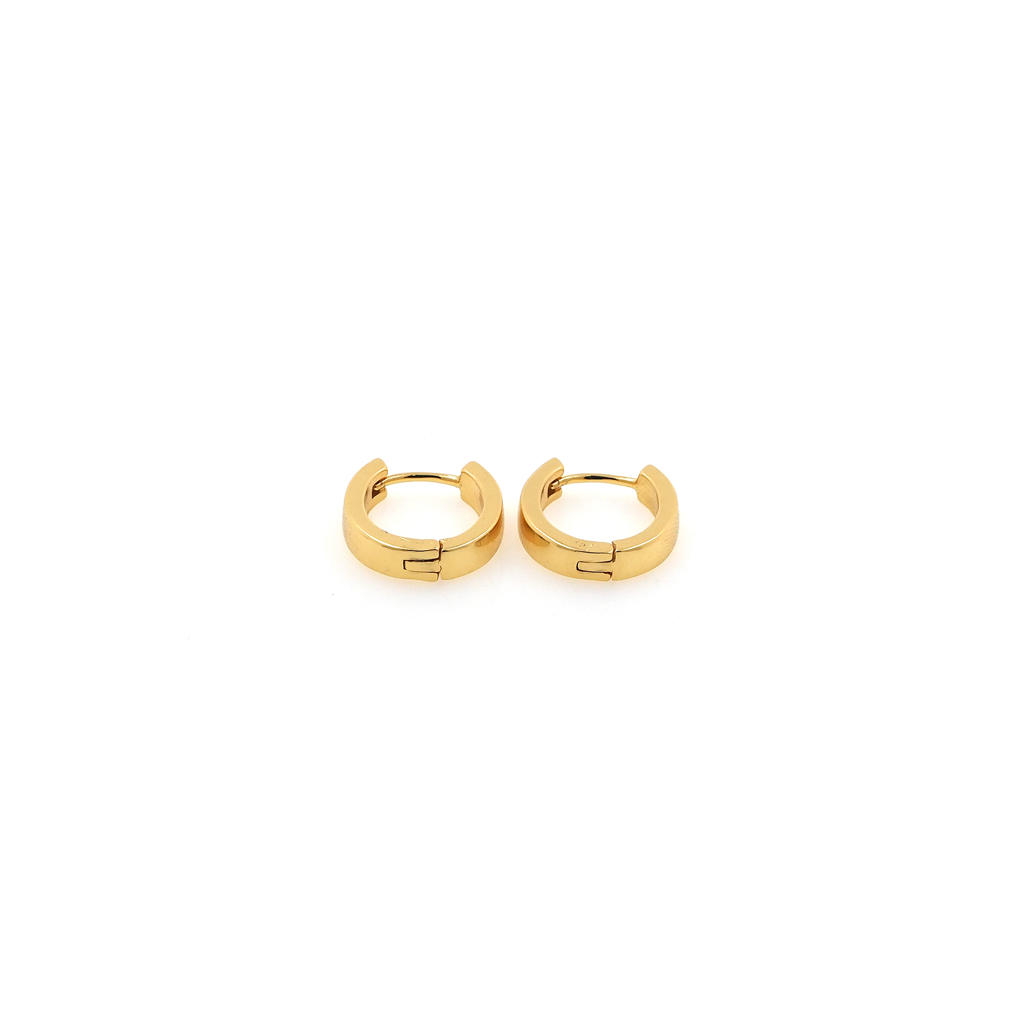 18K Gold Filled Round Hoops Earrings,Dainty Hoops,Gold Huggies Hoop Earrings,Minimalist Earrings