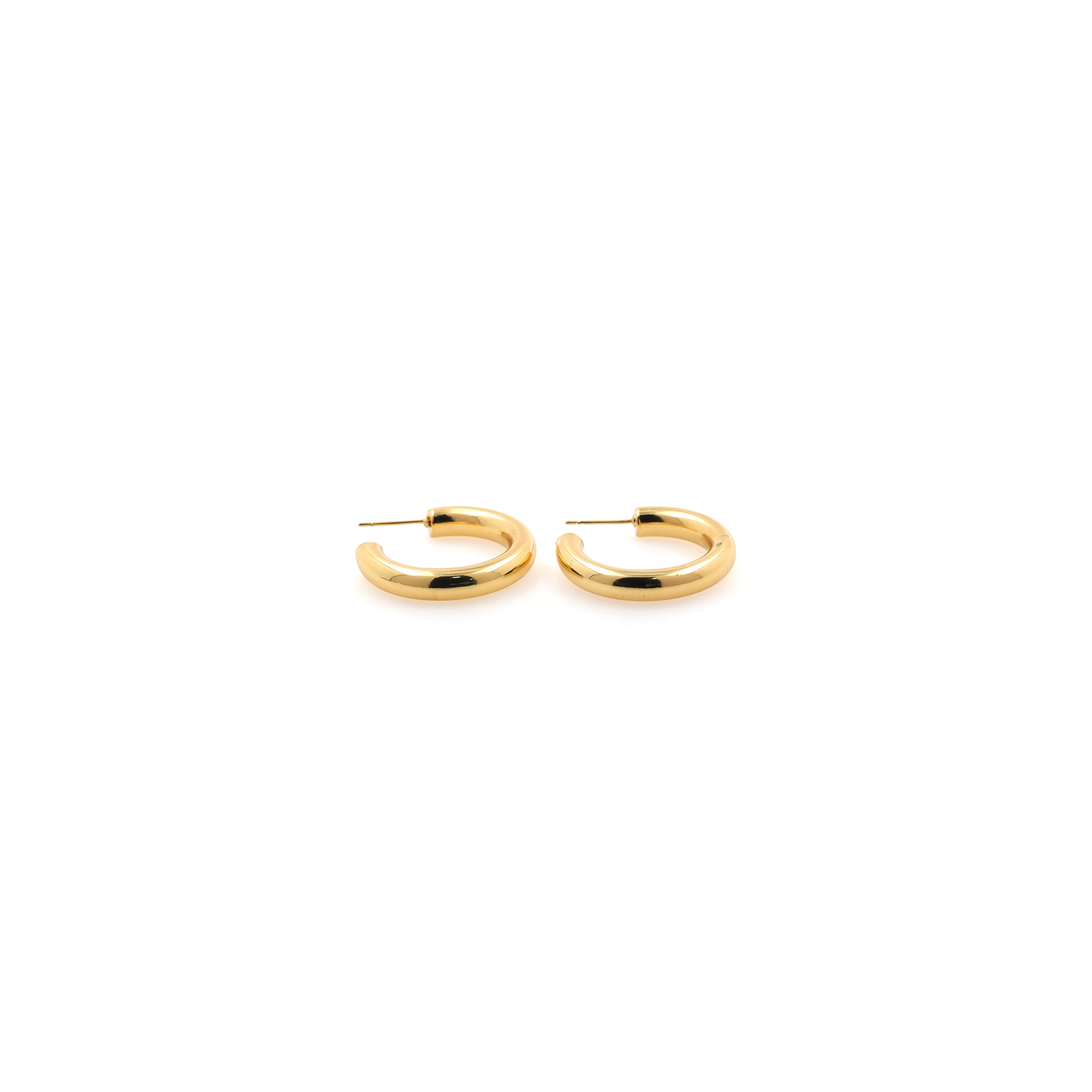 18K Gold Filled Round Hoop Earrings,Dainty Thin Earrings,Gold Hoops,Minimalist Hoops Huggie