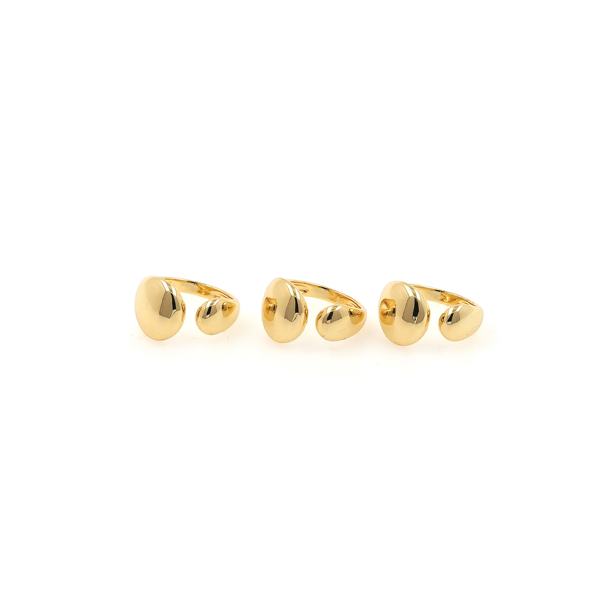 18K Gold Filled Minimalist Rings,Gold Thick Ring,Adjustable Ring,Dainty Ring,Open Ring