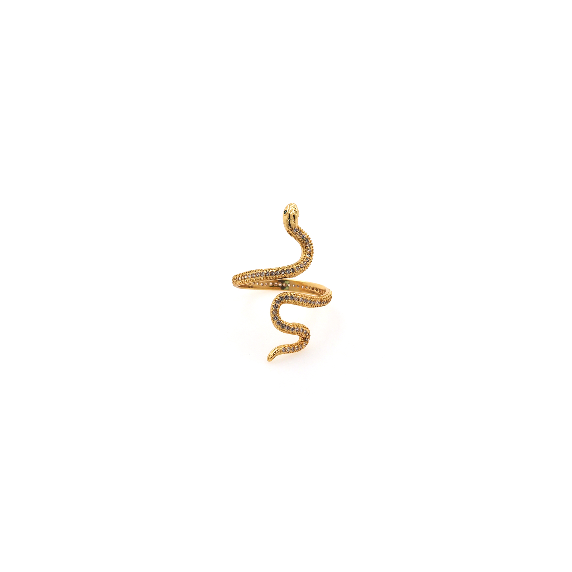 18K Gold Filled Snake Rings,Thin Ring,Adjustable Ring,Minimalist Ring,Open Ring