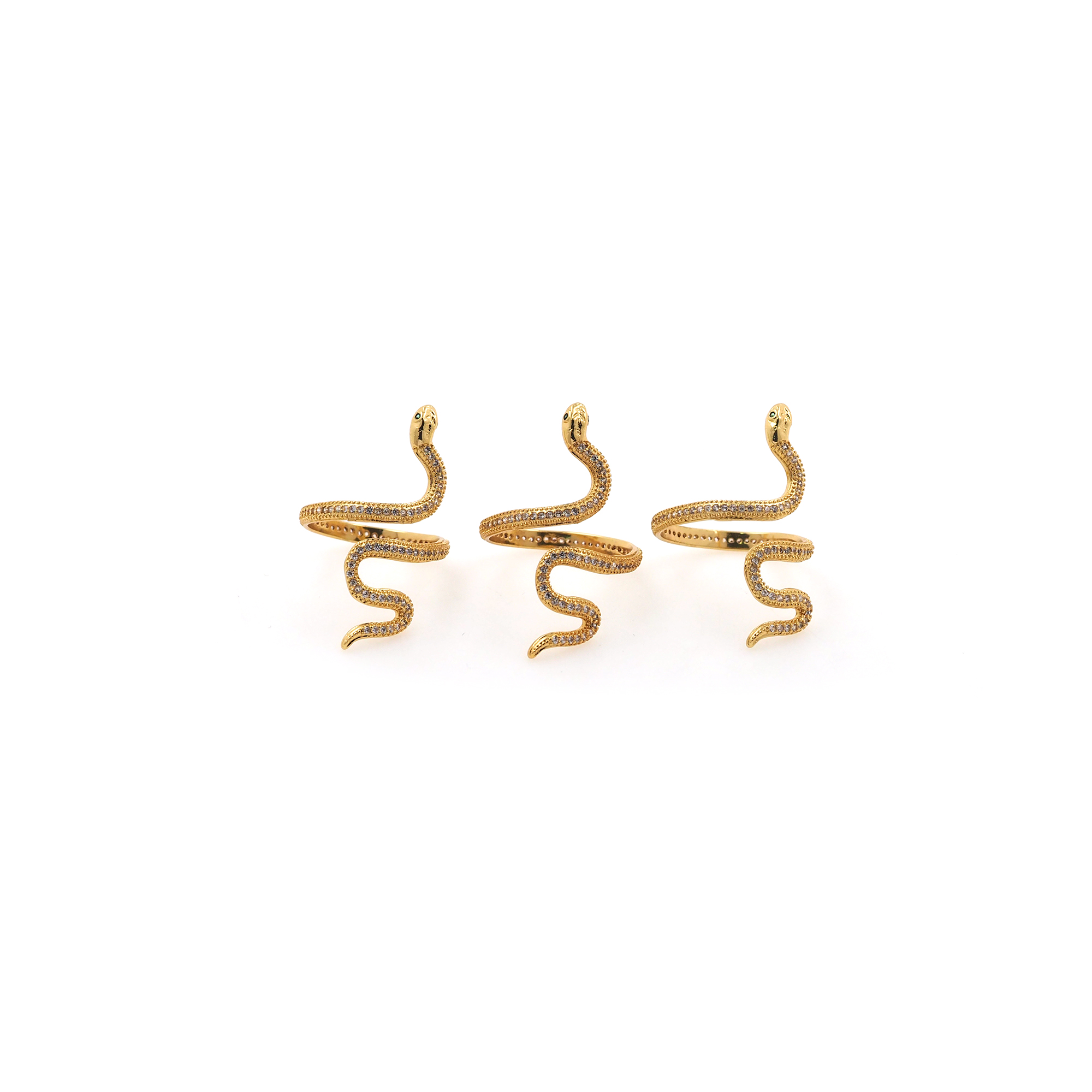18K Gold Filled Snake Rings,Thin Ring,Adjustable Ring,Minimalist Ring,Open Ring