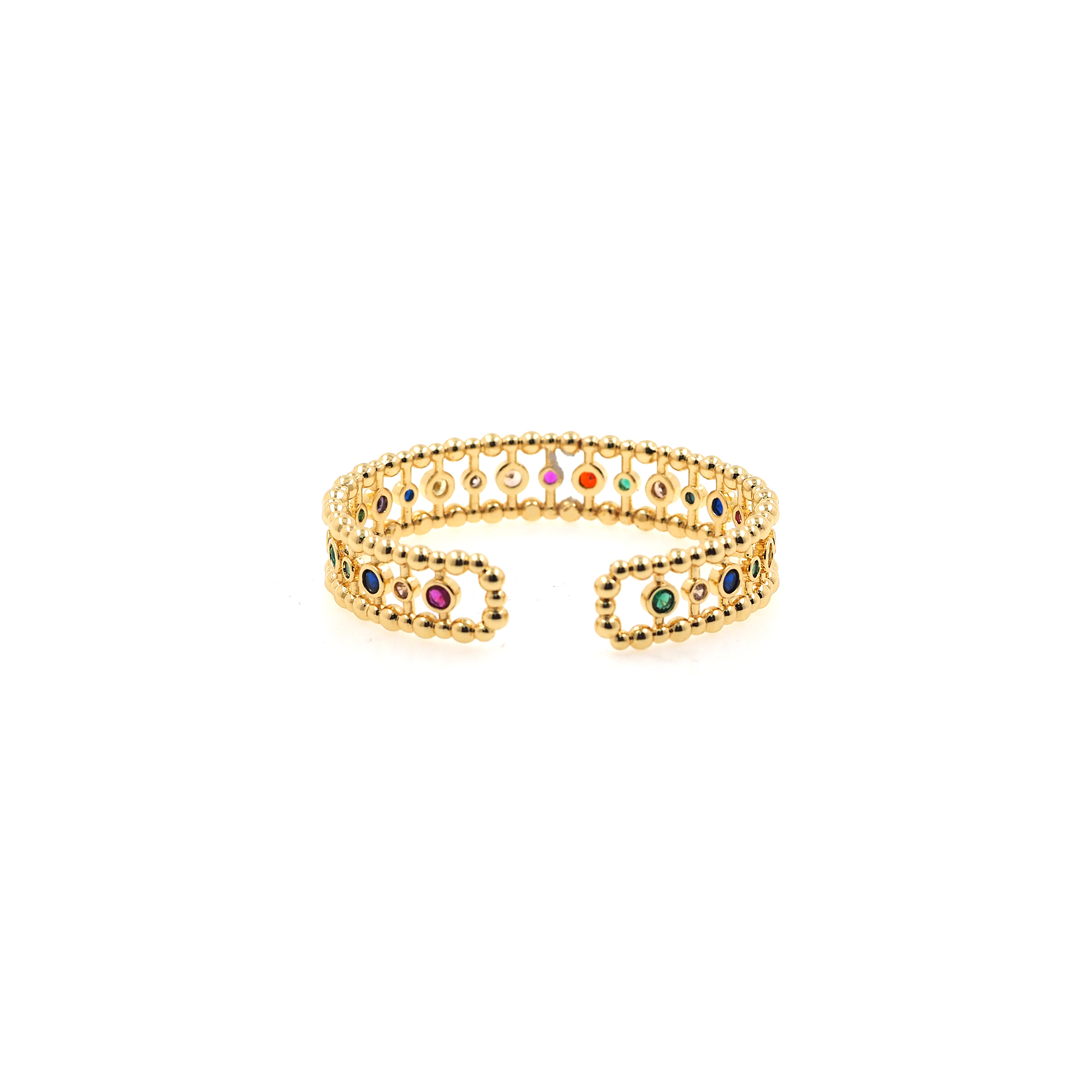 18K Gold Filled CZ Bangle,Colorful Zirconia Bracelet,Cuff Bangle Bracelet For Women,Everyday Bracelet,Gift for Her