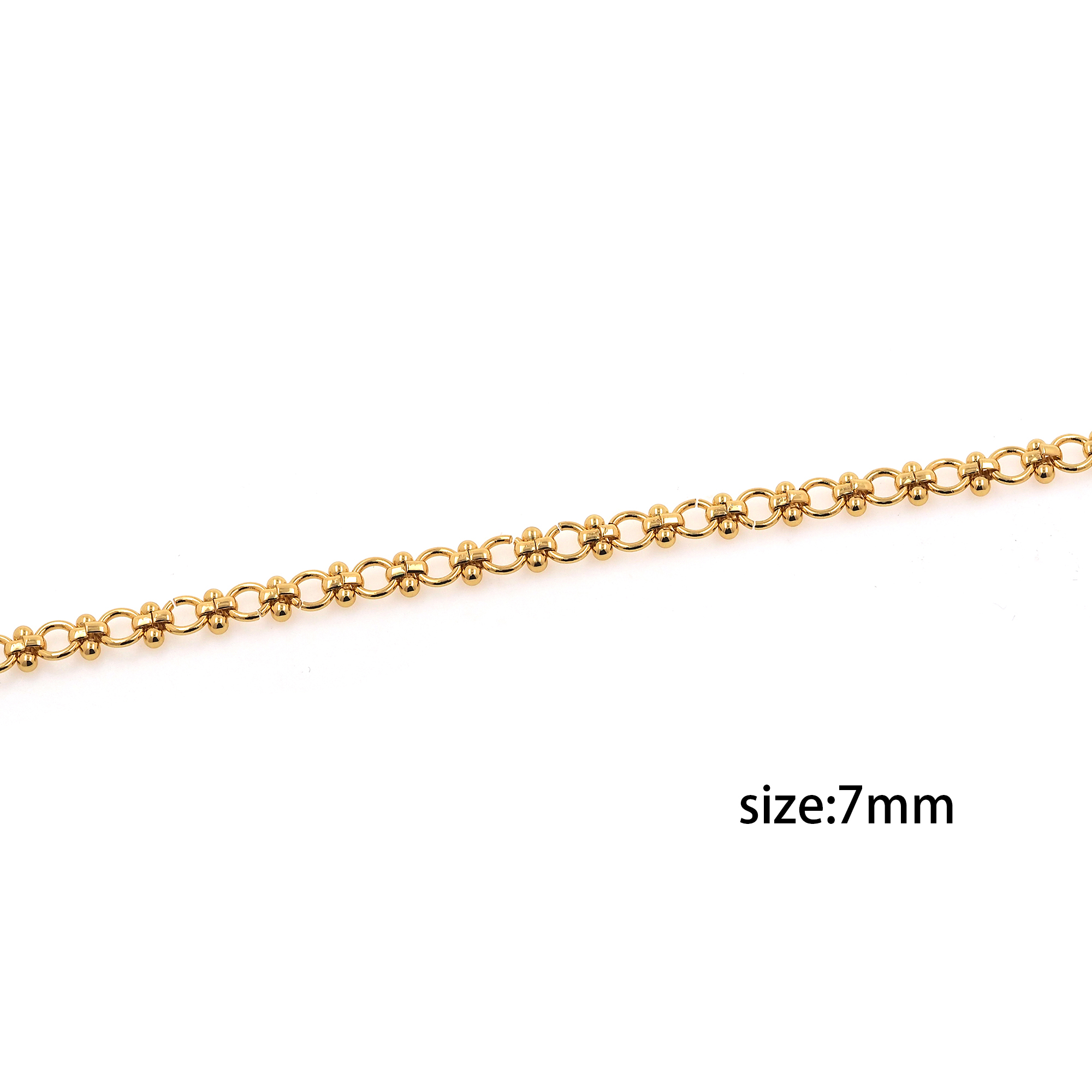 18K Gold Filled Knot Chain Necklace,Dainty Thin Link Chain,Gold Round Chain Necklace for Women DIY Jewelry Making Supply