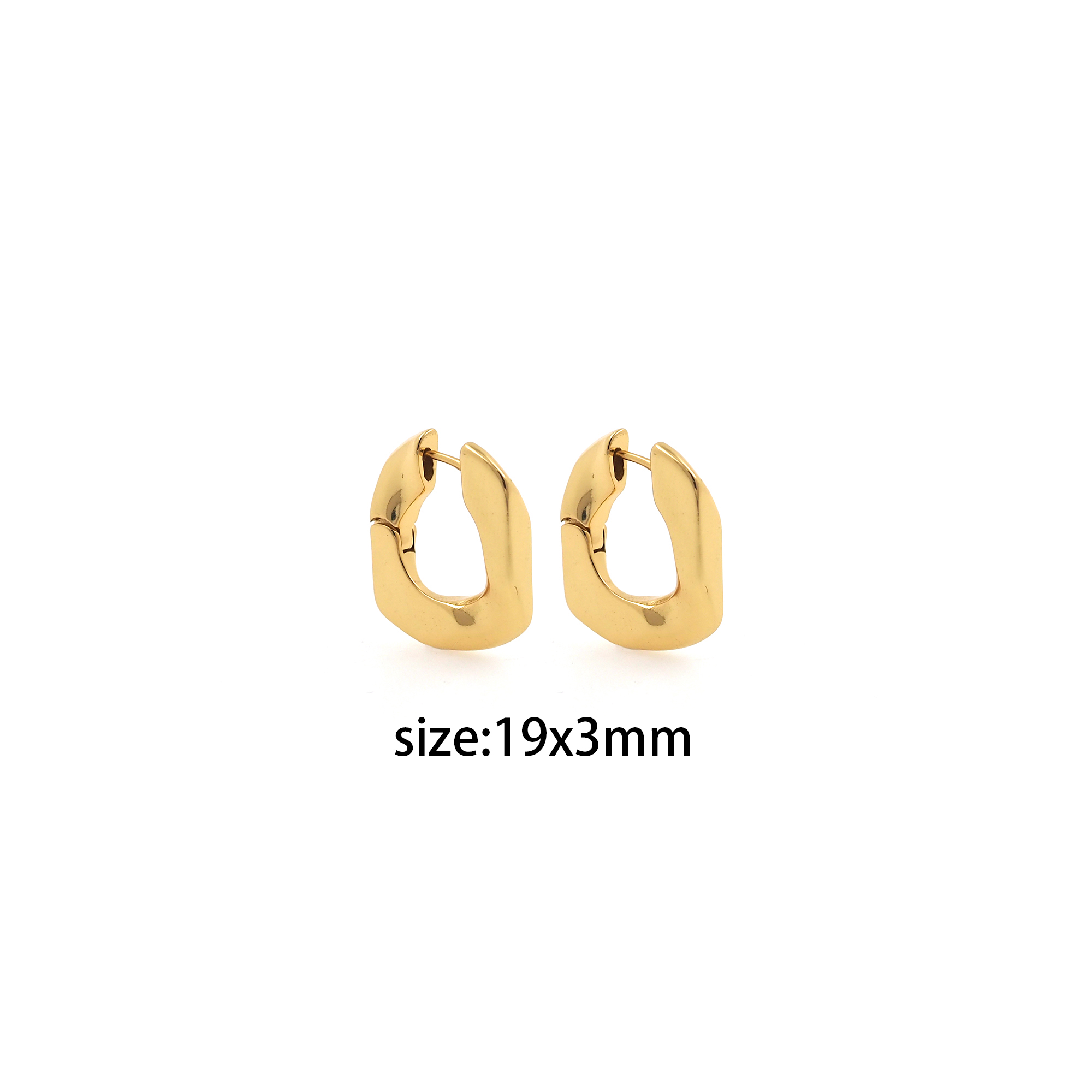 18K Gold Filled Oval Hoops Earrings,Dainty Hoops,Gold Huggies Hoop Earrings,Minimalist Earrings