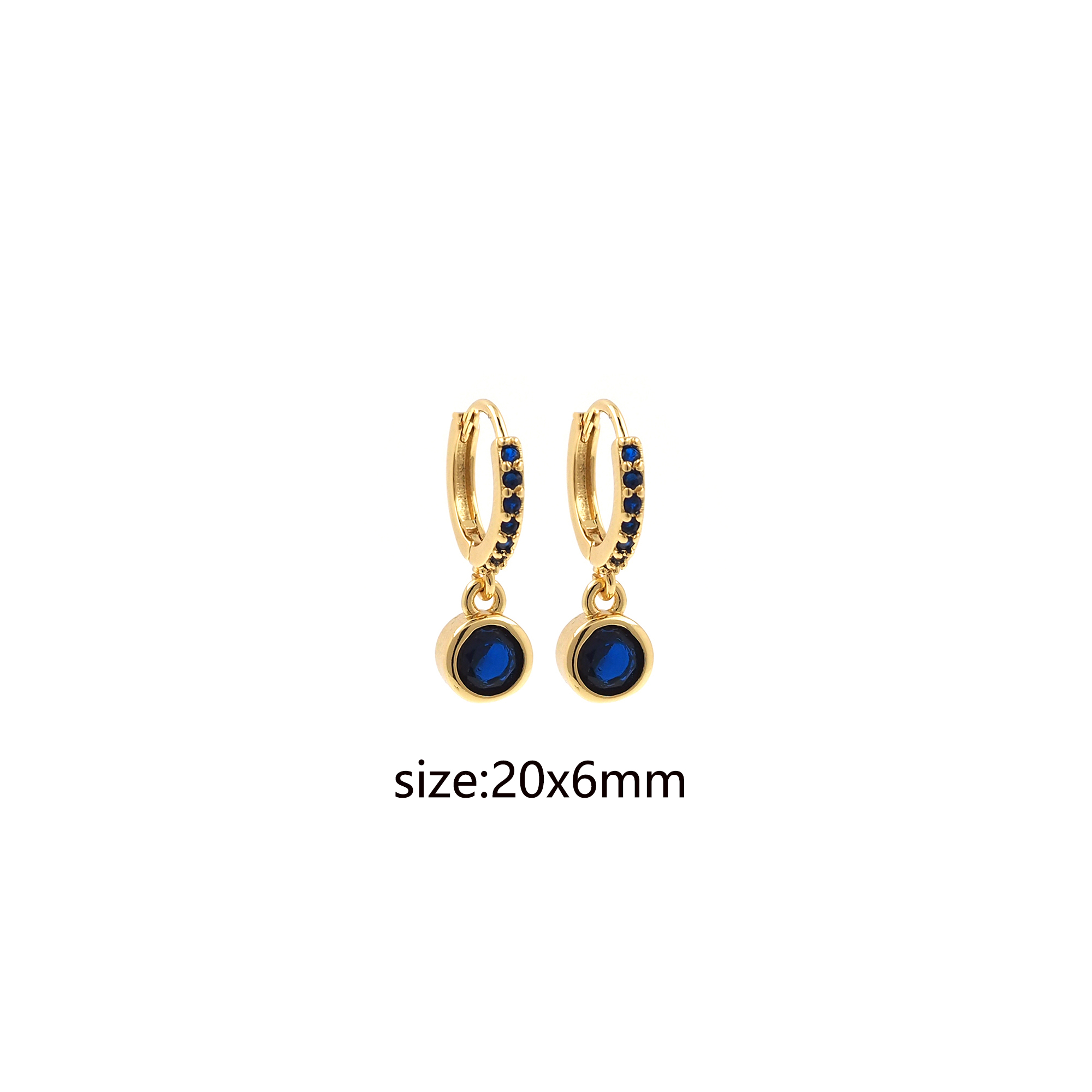 18K Gold Filled Round Hoop Earrings,Dainty Zirconia Earrings,Gold Hoops,Dainty CZ Hoops Huggie