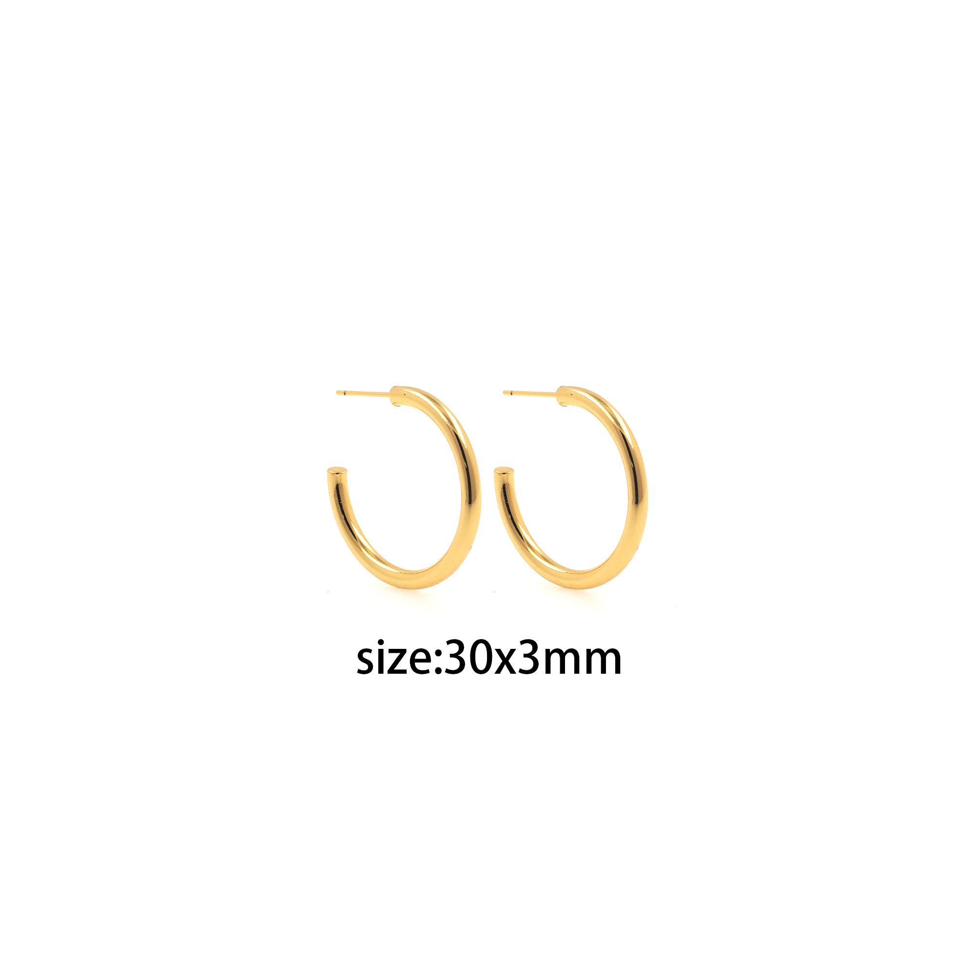 18K Gold Filled Round Hoop Earrings,Dainty Earrings,Gold Thin Hoops,Dainty Hoops Huggie,Minimalist Earrings