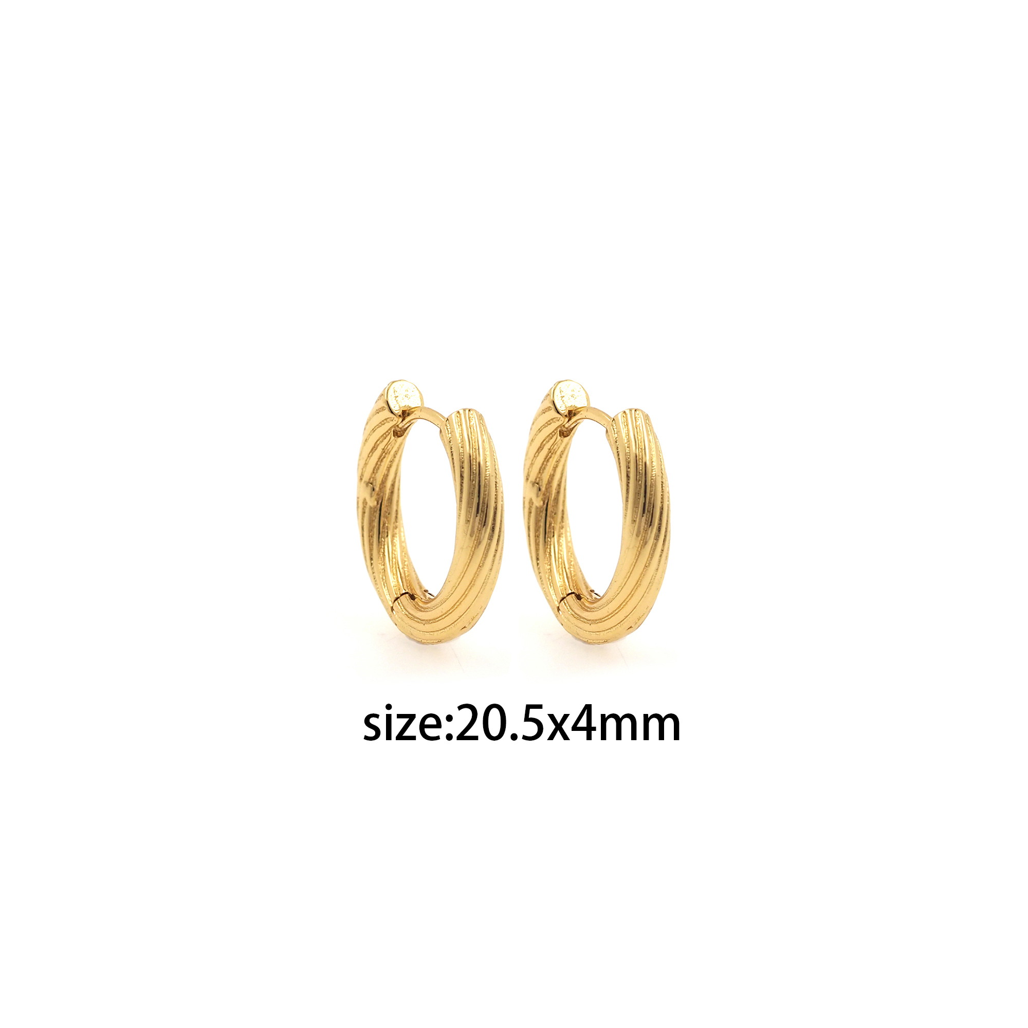 18K Gold Filled Round Hoops,Thick Hoops Earrings,Twisted Hoops,Gold Huggies Hoop Earrings,Minimalist Earrings