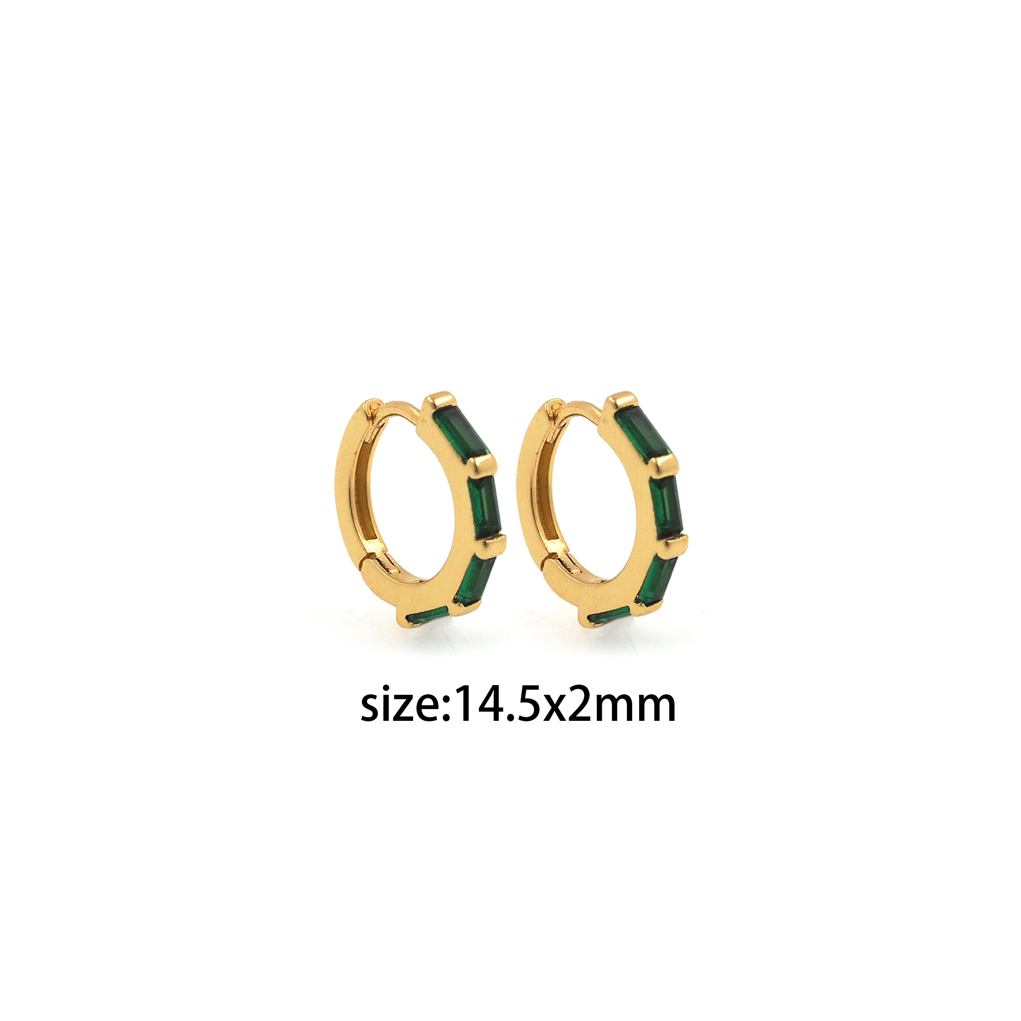18K Gold Filled Round Hoop Earrings,Dainty Zirconia Earrings,Gold Hoops,Dainty CZ Hoops Huggie
