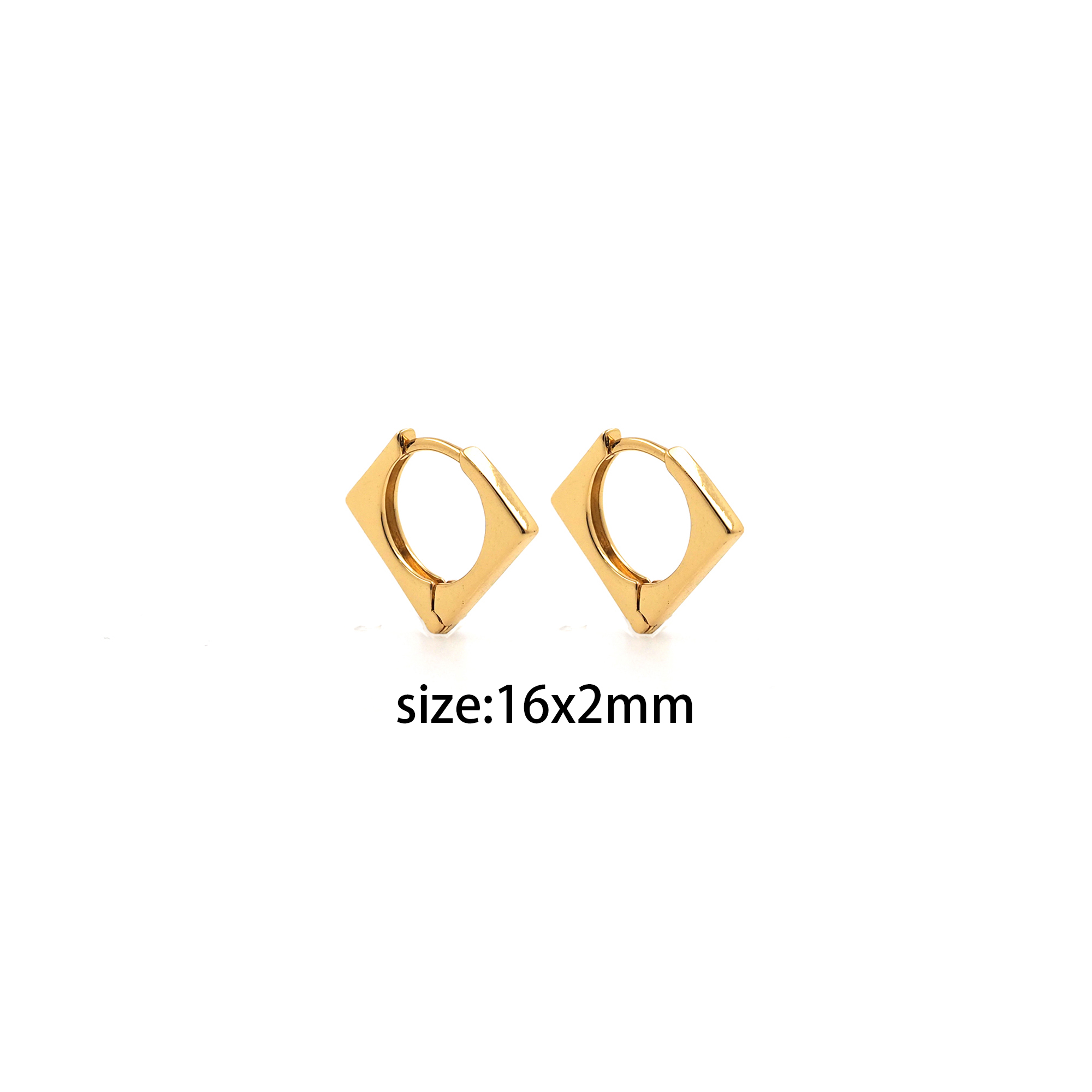 18K Gold Filled Square Hoop Earring,Minimalist Earrings,Dainty Hoops,Huggie Earrings,Gift for Her