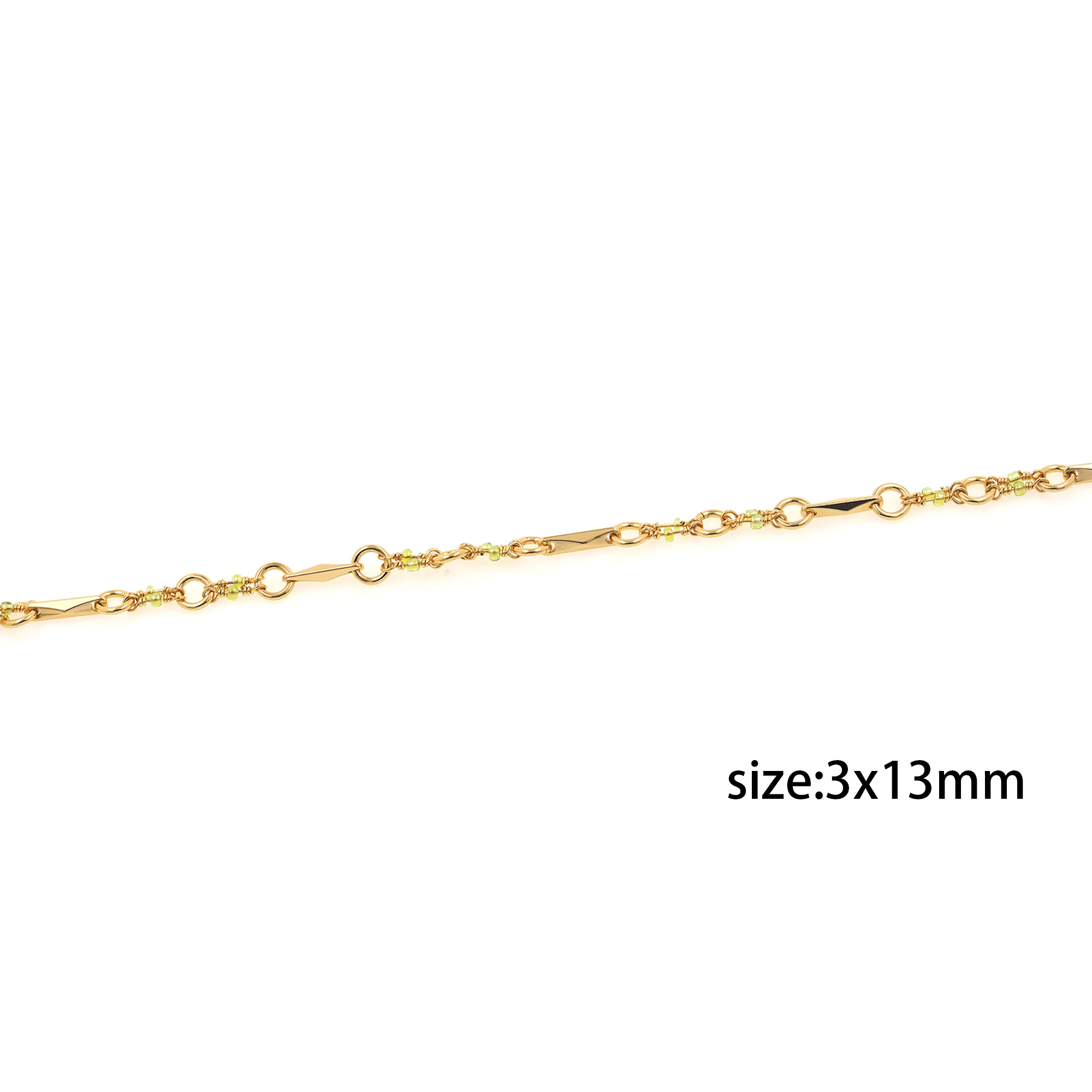 18K Gold Filled Rectangle Chain Necklace,Dainty Thin Link Chain,Gold Rectangle Chain Necklace for Women DIY Jewelry Making Supply
