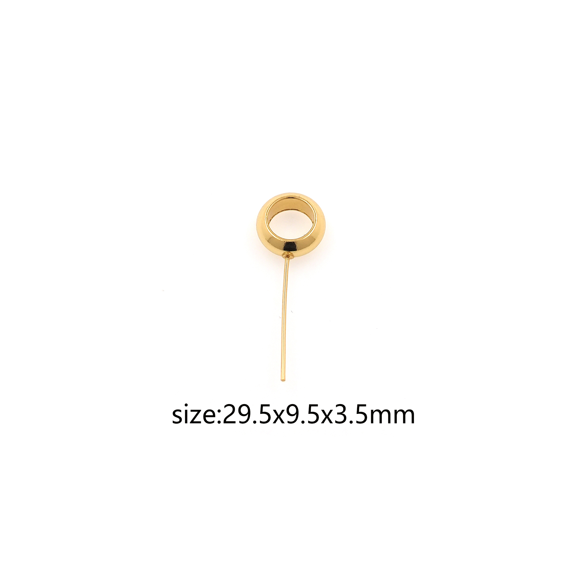 18K Gold Filled Minimalist Earrings,Dainty Earrings,Gold Stud,Dainty Huggie,DIY Jewelry Making Supply