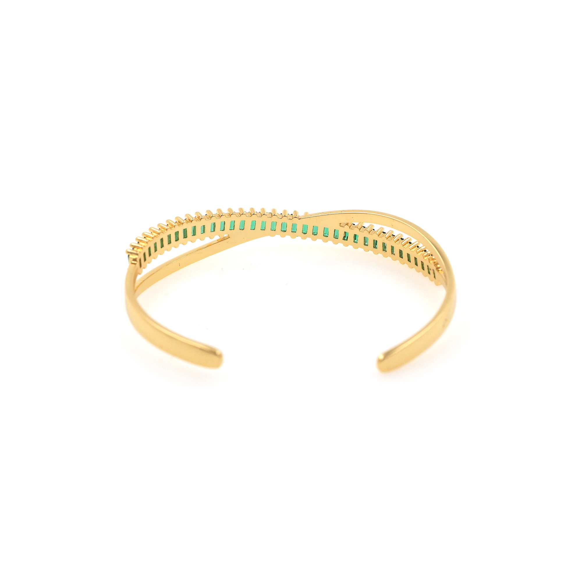 18K Gold Filled CZ Bangle,Zirconia Bracelet,Cuff Bangle Bracelet For Women,Everyday Bracelet,Gift for Her