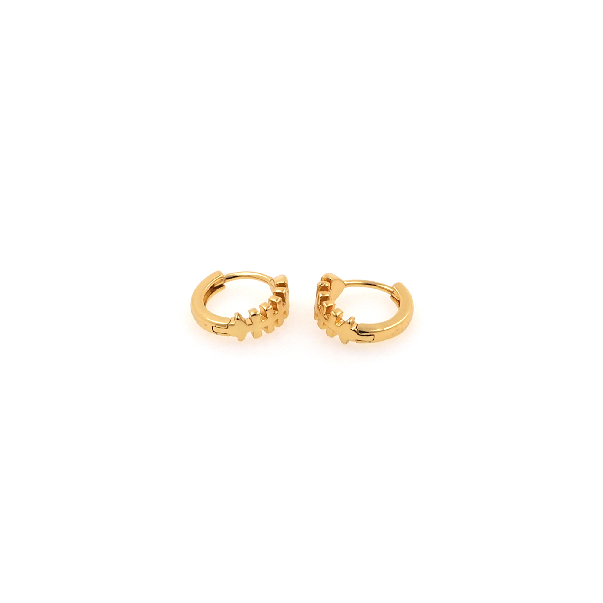 18K Gold Filled Fish Bone Earrings,Bone Hoops,Dainty Fish Bone Hoops,Minimalist Earrings,Gold Hoops