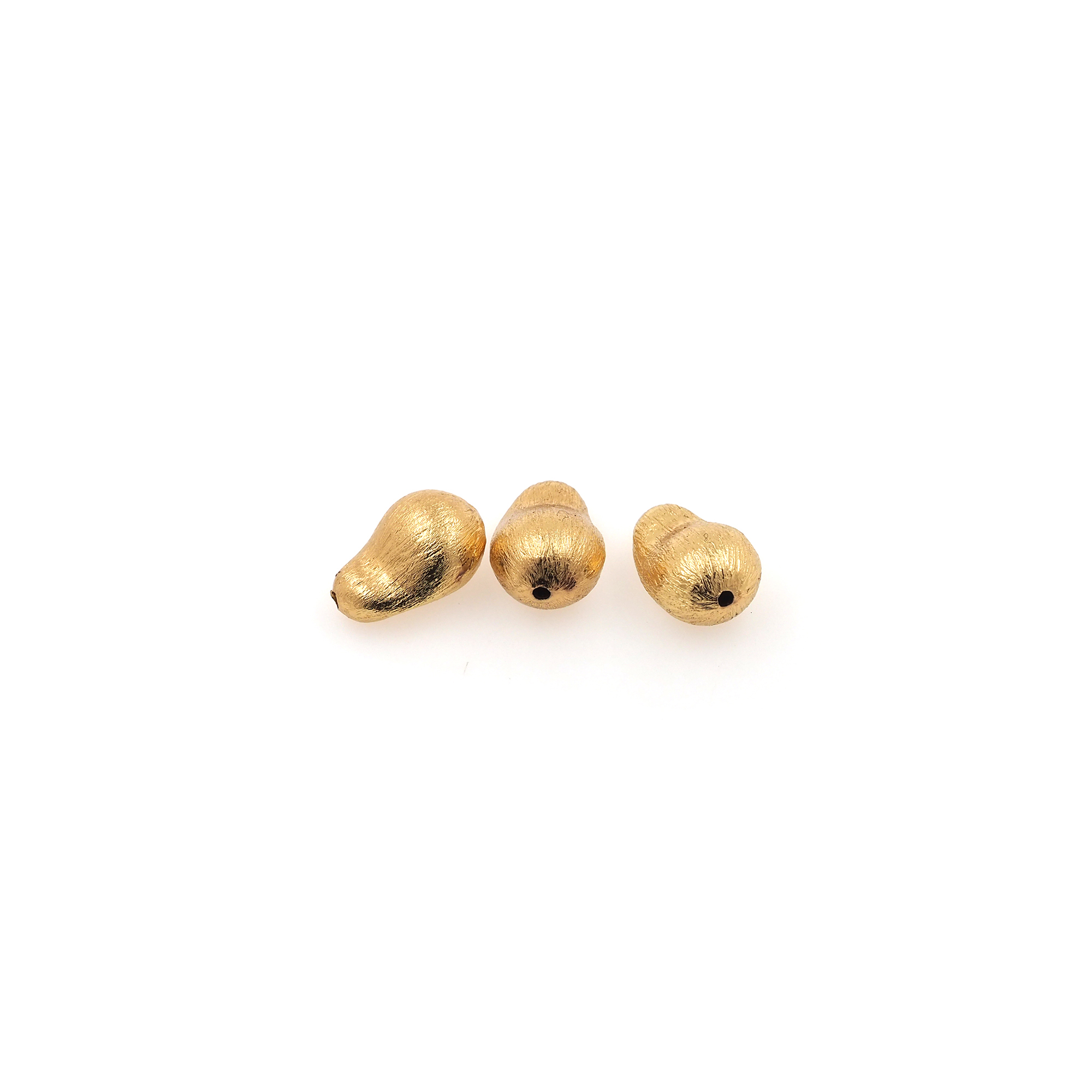 18K Gold Filled Geometric Spacer Beads,Irregular Bead for Bracelet Jewelry Necklace Making Supply