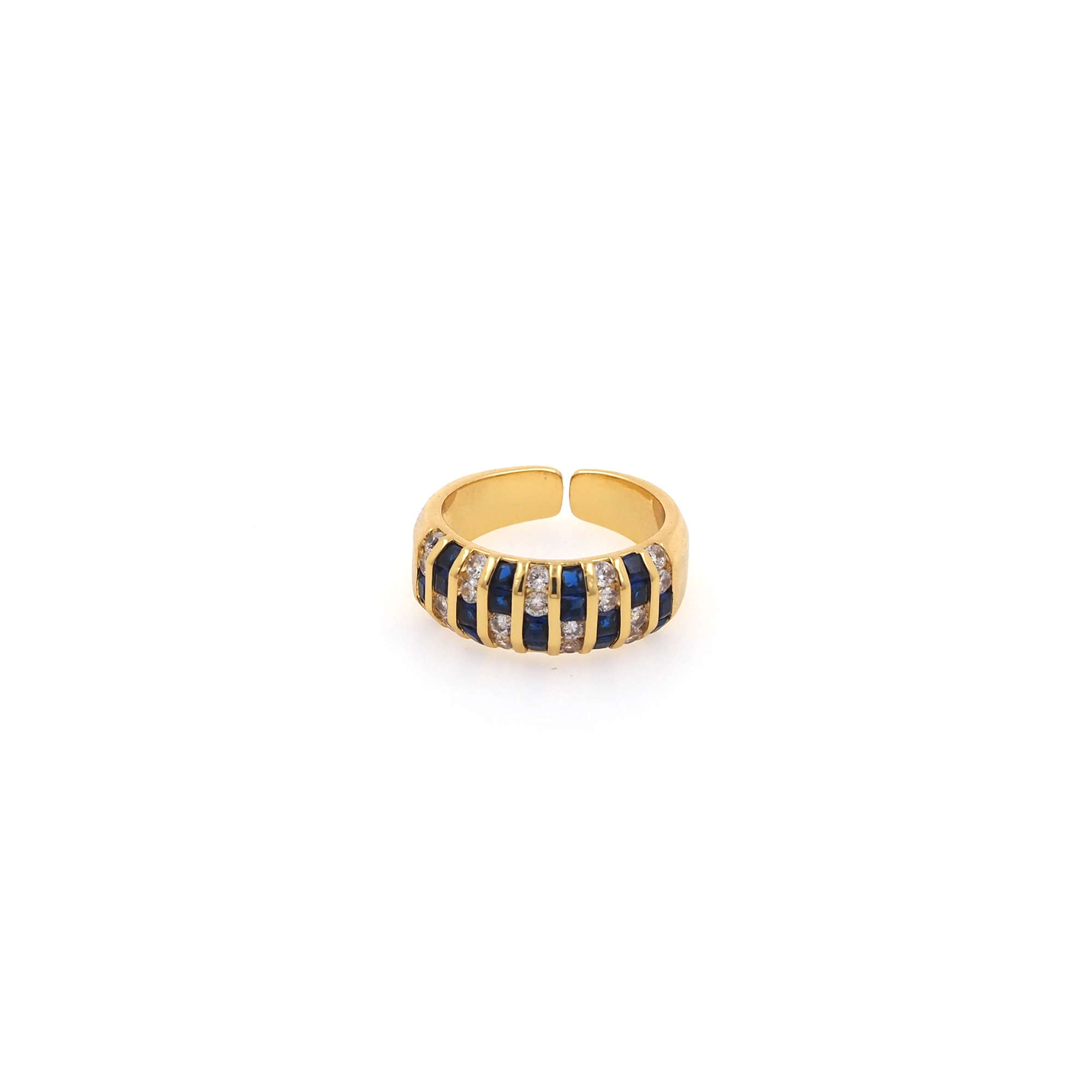 18K Gold Filled Checkered CZ Ring,Plaid Rings,Minimalist Ring,Dainty Zirconia Ring,Open Ring,Adjustable Ring