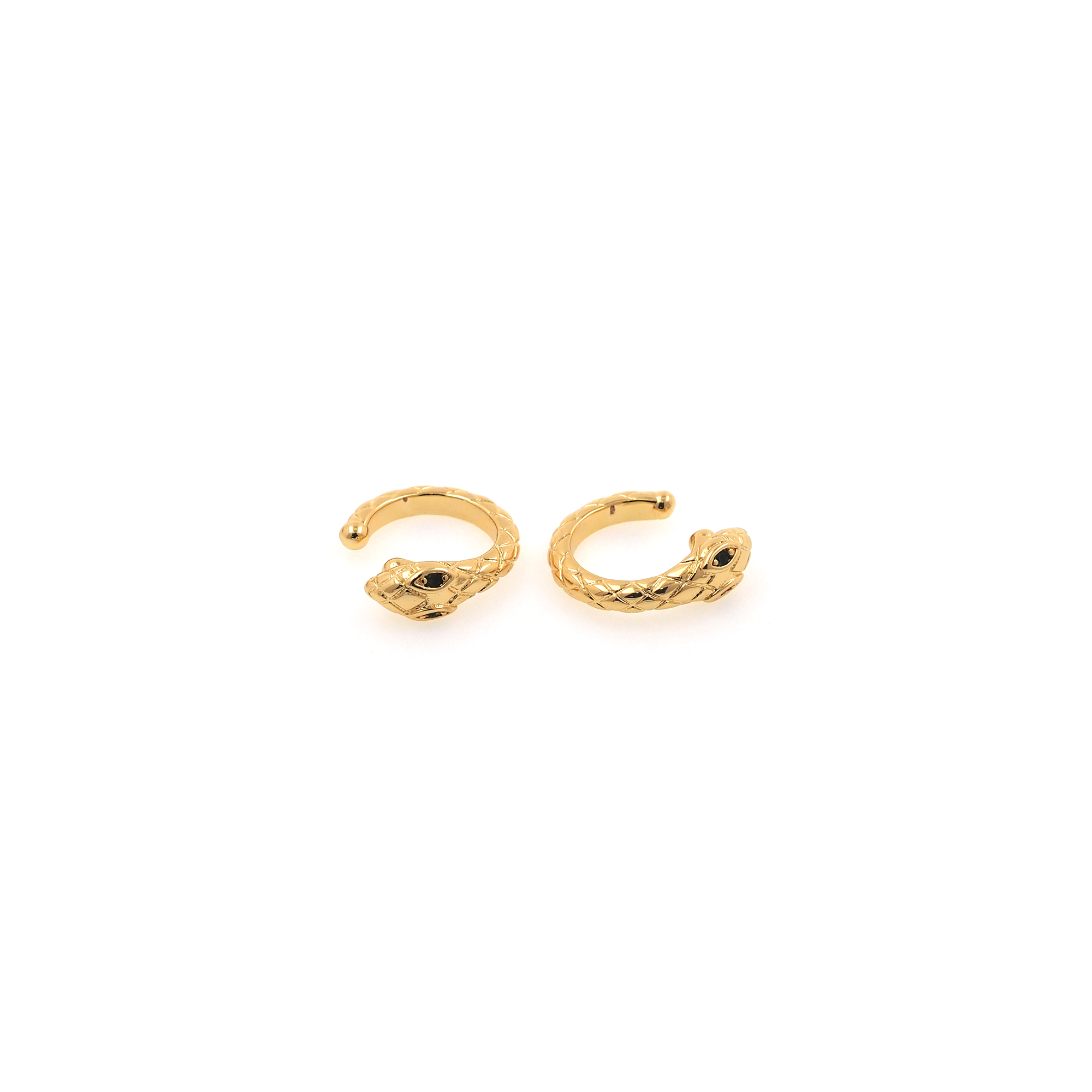 18K Gold Filled Snake Ear Clip Earrings,CZ Ear Clips,Clip on Earrings,Minimalist Ear Cuff